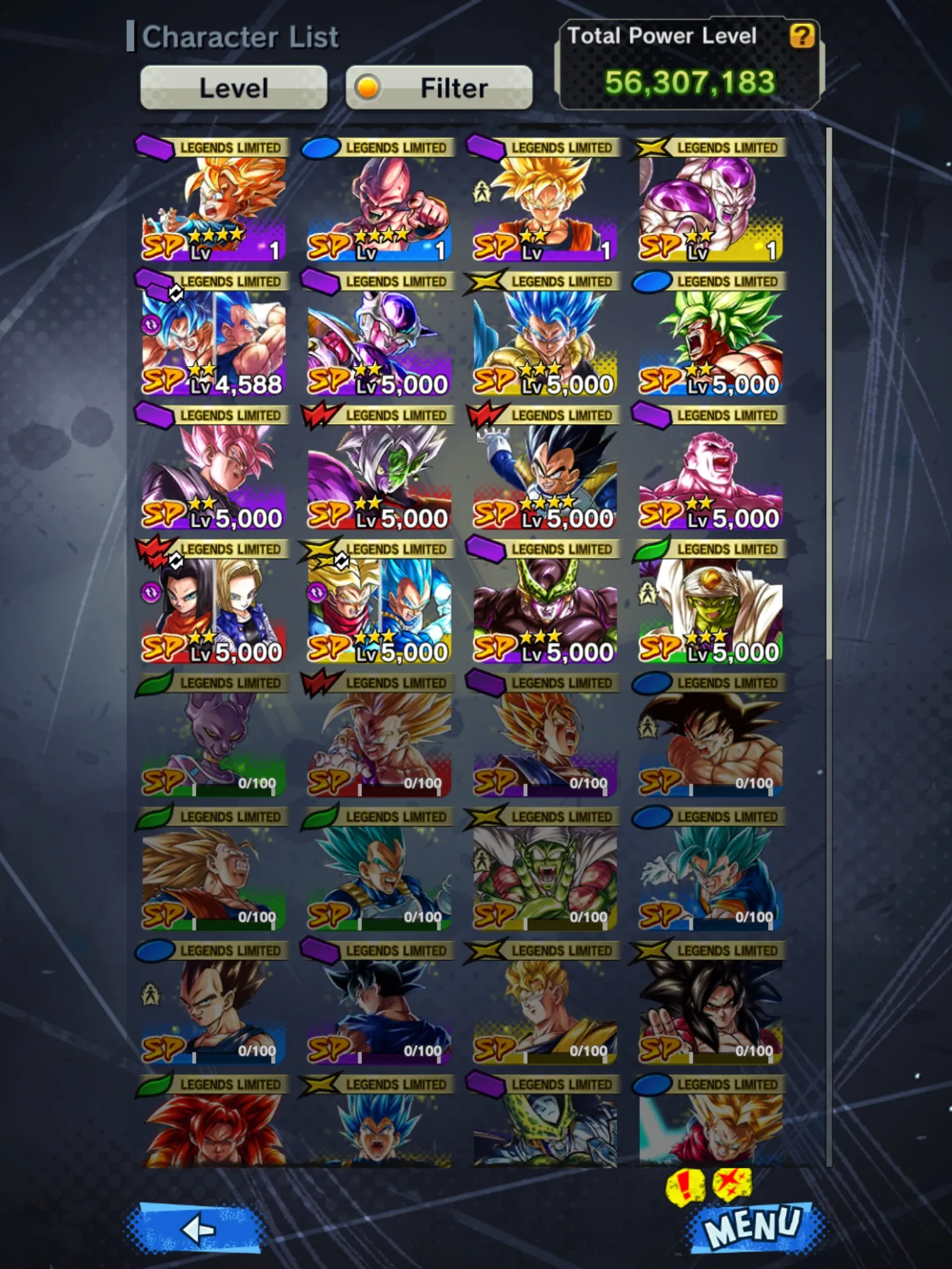 ULTRA Vegito+16 Legends Limited-Pikkon+God SS Gogeta+Goku and Vegeta+Broly+Buu Kid+Androi 17 18+Frieza+Jiren+Zamasu+Rose-Good Equipment-DR648