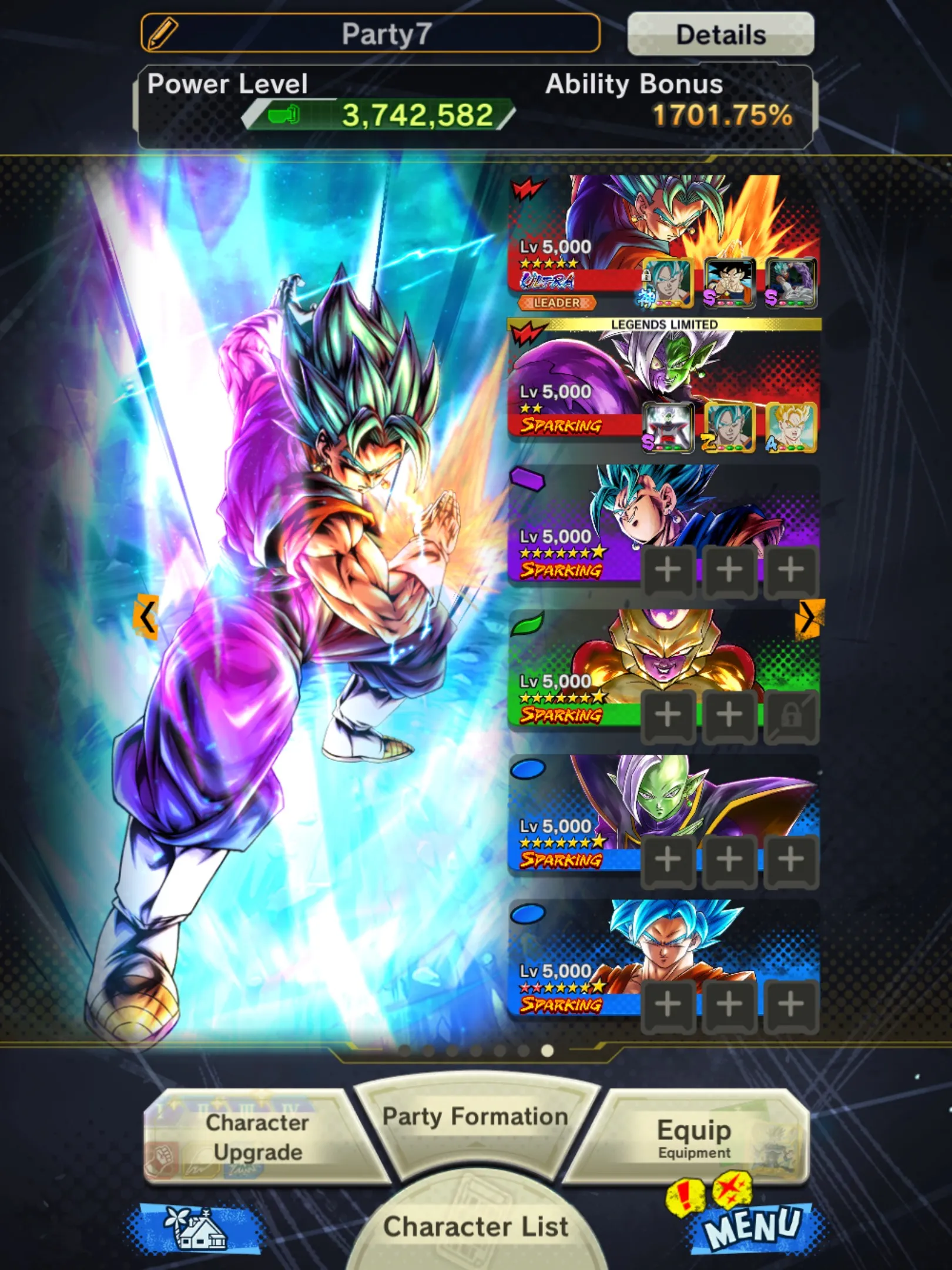 ULTRA Vegito+16 Legends Limited-Pikkon+God SS Gogeta+Goku and Vegeta+Broly+Buu Kid+Androi 17 18+Frieza+Jiren+Zamasu+Rose-Good Equipment-DR648