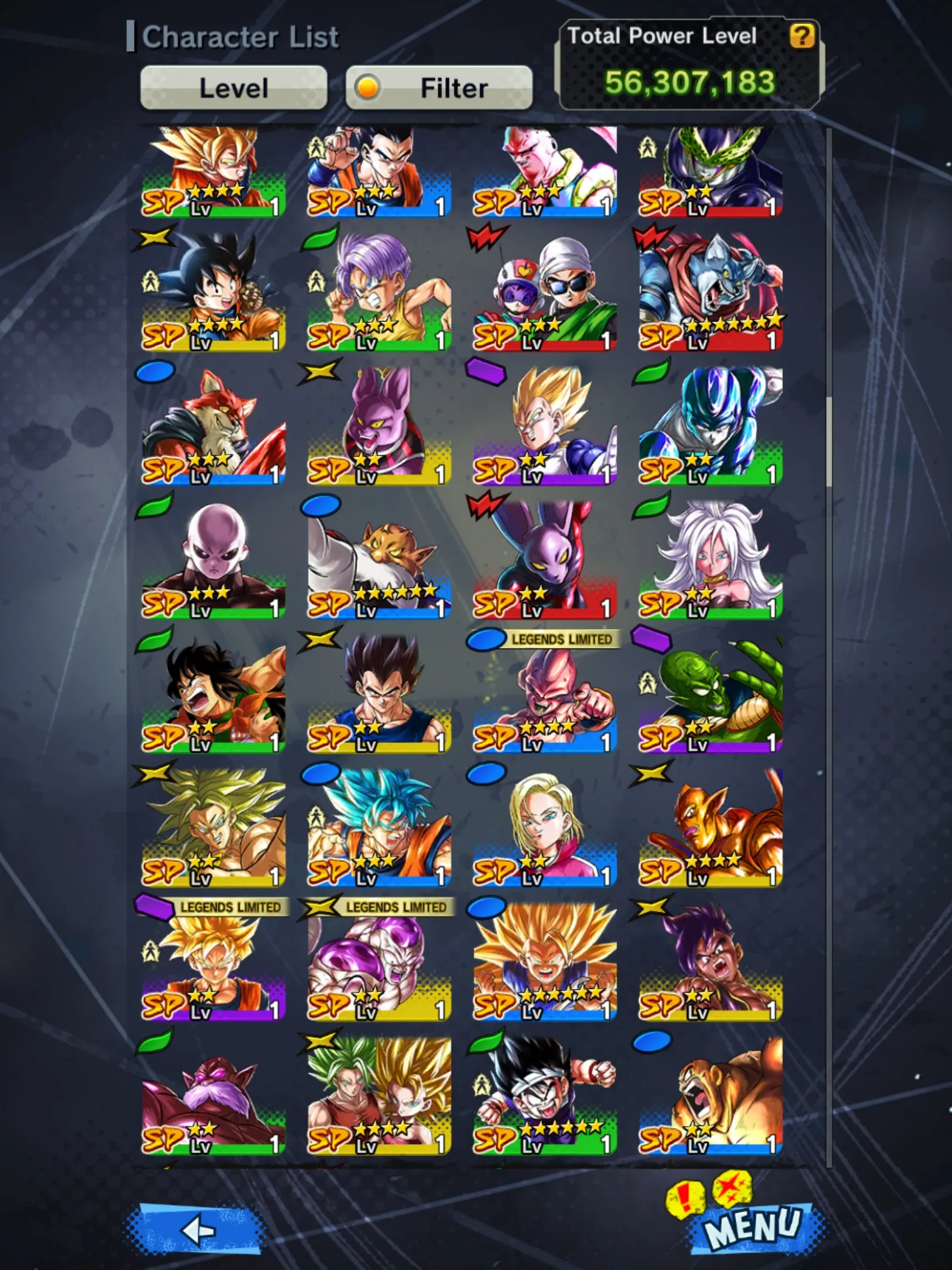 ULTRA Vegito+16 Legends Limited-Pikkon+God SS Gogeta+Goku and Vegeta+Broly+Buu Kid+Androi 17 18+Frieza+Jiren+Zamasu+Rose-Good Equipment-DR648