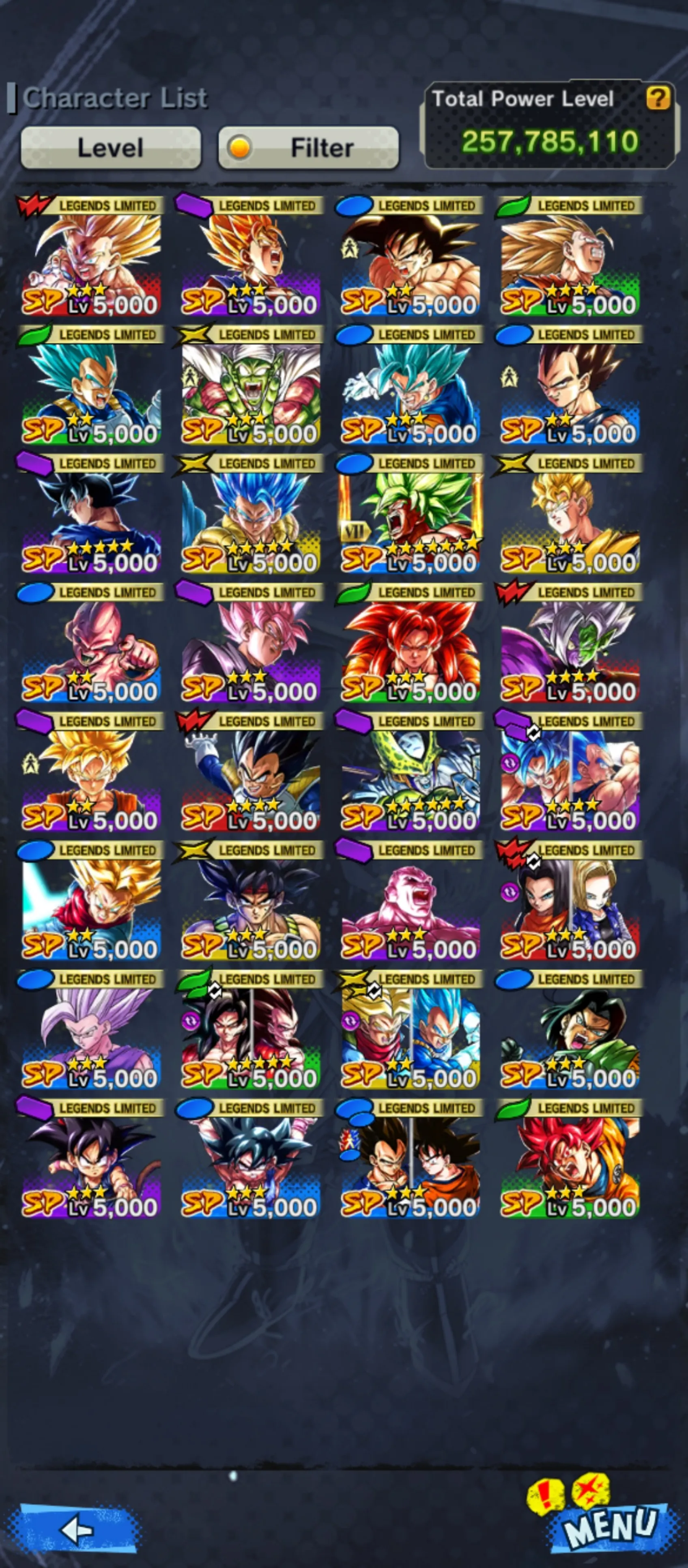 DR655-IOS+Android-New Ultimate Gohan+9 Legends Limited+have Equipment+Beats Gohan Red Star+Goku GT+Bulla Full Red Star+Pan+Perfect Cell Red Star-DR655