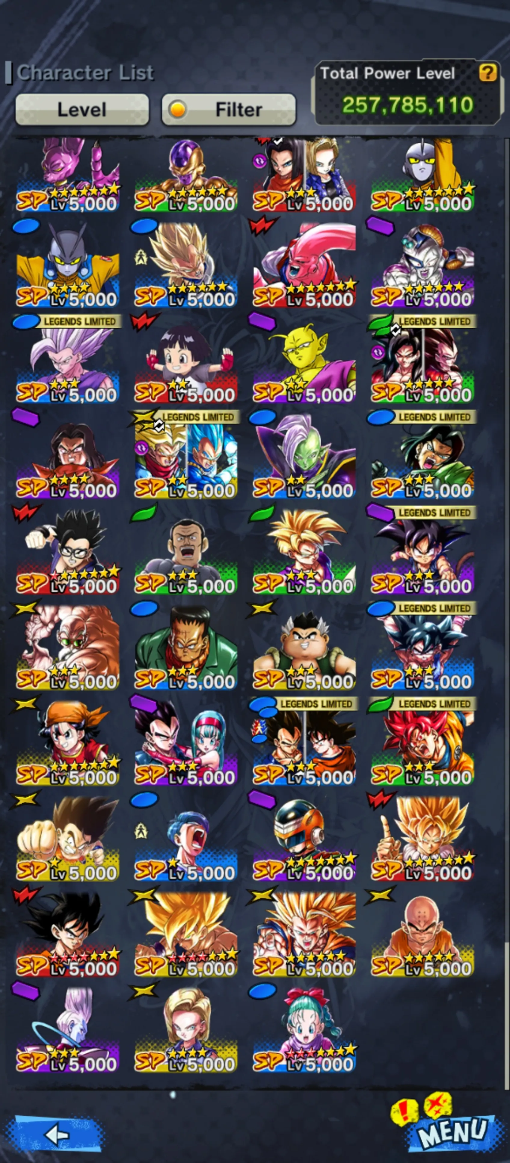 DR655-IOS+Android-New Ultimate Gohan+9 Legends Limited+have Equipment+Beats Gohan Red Star+Goku GT+Bulla Full Red Star+Pan+Perfect Cell Red Star-DR655