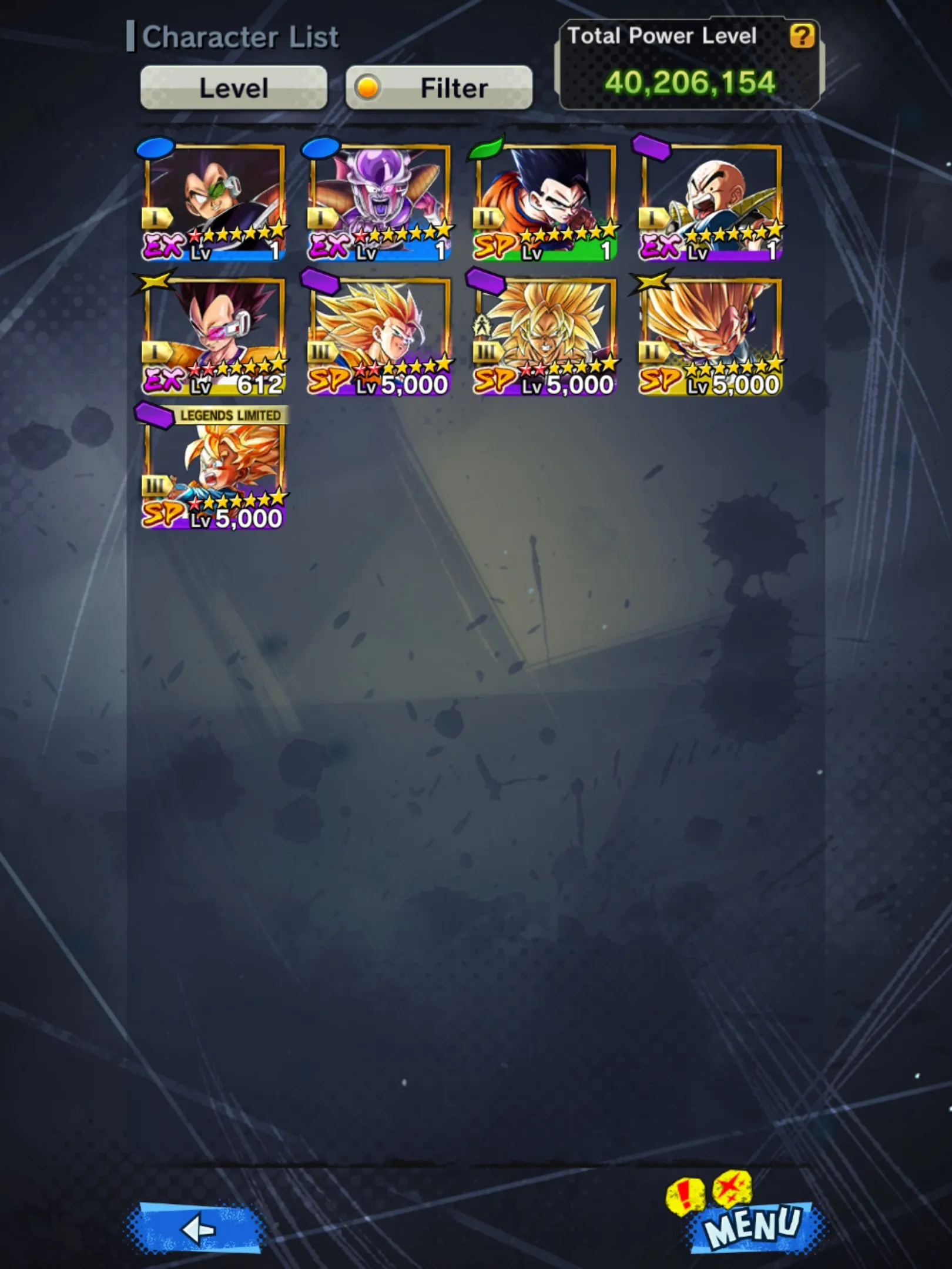 IOS+Android-Vip Acc-5 UL(Gohan+Kaioken+Super Gogeta+Rose)+Full Team Gohan+28 Legends Limited+Vip Equipment+New Ultimate Gohan+Fusion God SS Goku and Vegeta+Beast Gohan+Goku Uis+Namek Goku+God SS Goku-DR657