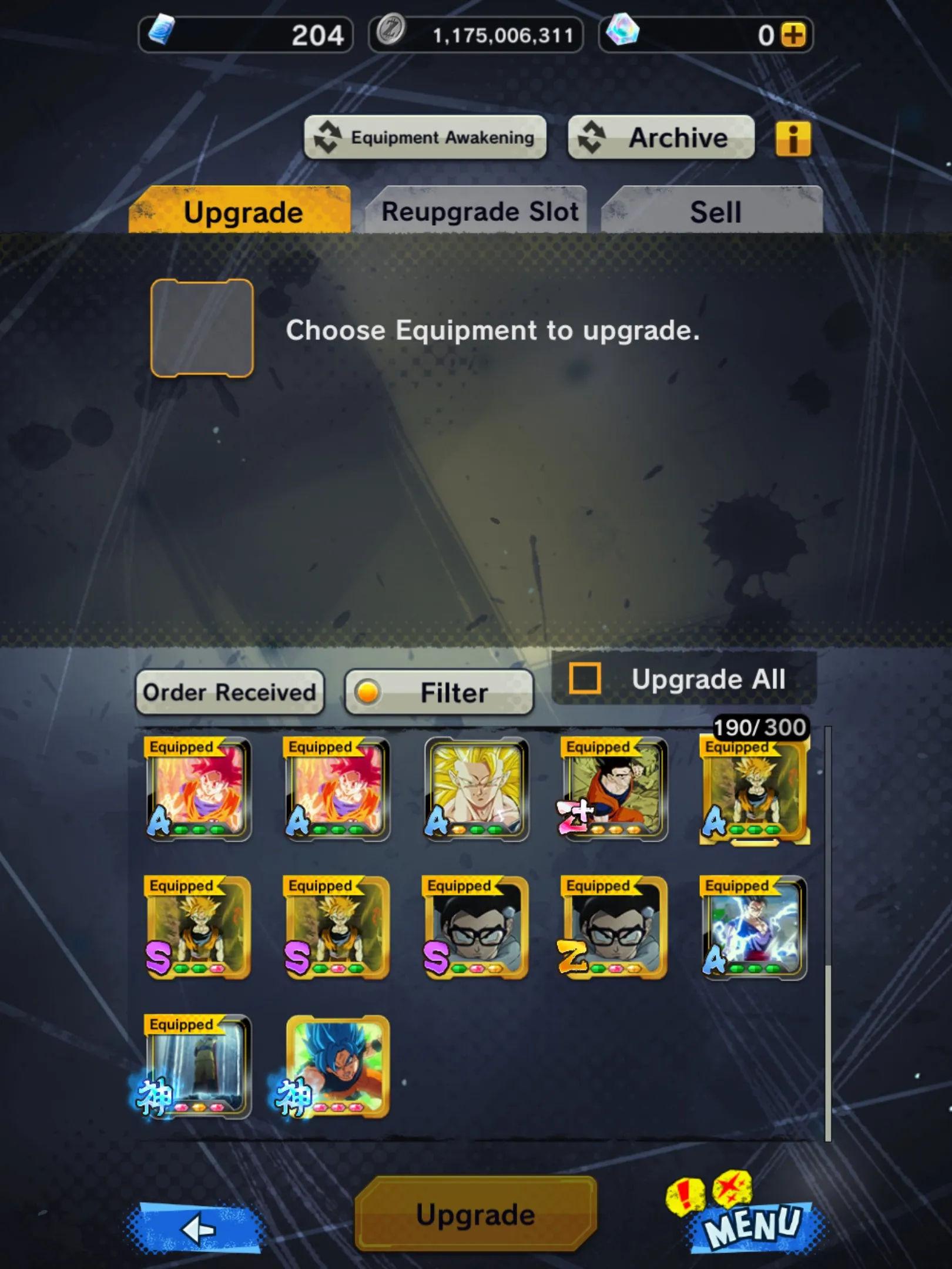 IOS+Android-Vip Acc-5 UL(Gohan+Kaioken+Super Gogeta+Rose)+Full Team Gohan+28 Legends Limited+Vip Equipment+New Ultimate Gohan+Fusion God SS Goku and Vegeta+Beast Gohan+Goku Uis+Namek Goku+God SS Goku-DR657