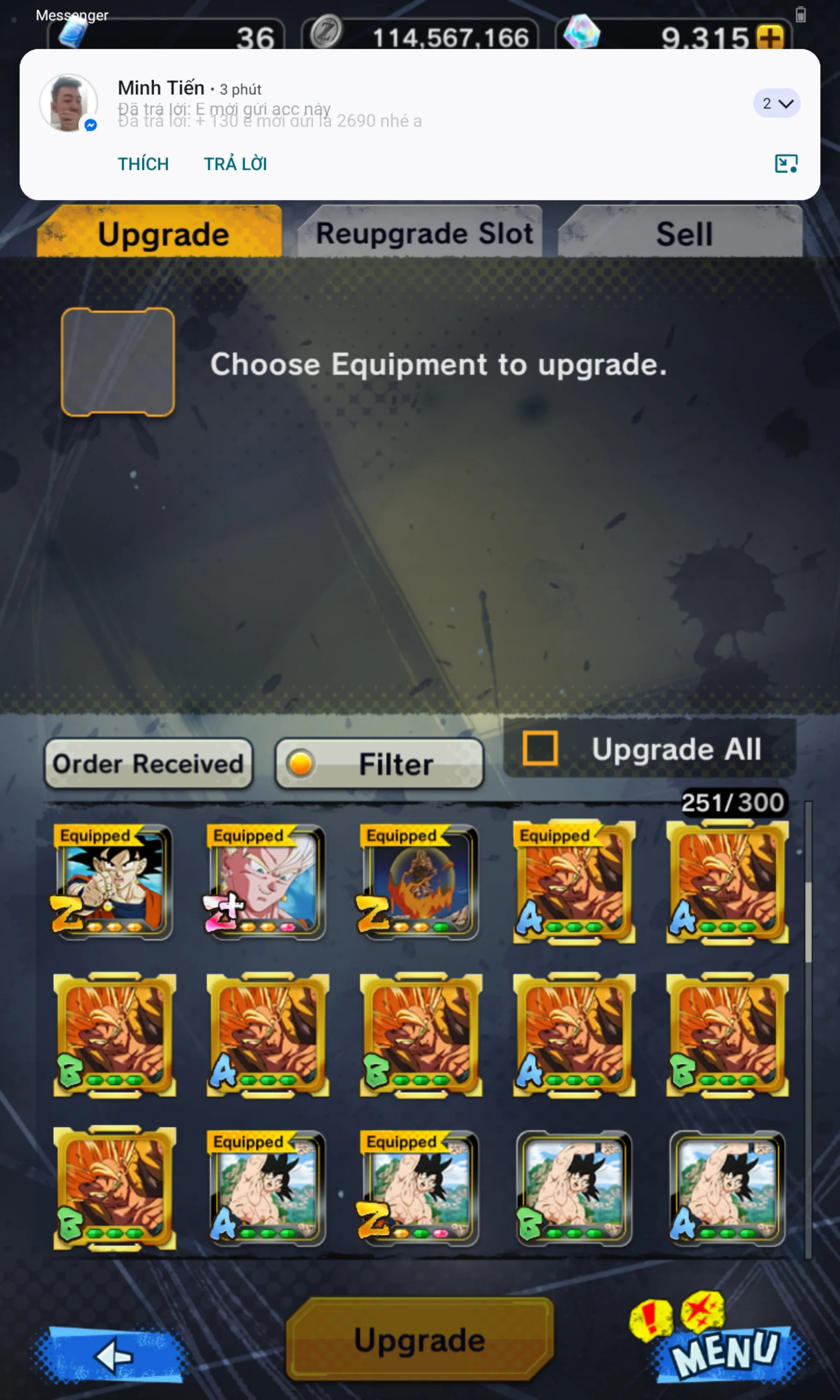IOS+Androi-Nice Acc-UL Rose+32 Legends Limited+Good Equipment-Full New LF(Ultimate Gohan+SS God Goku+God SS God SS Goku and Vegeta+Vegeta and Goku+Beast Gohan+God SS Vegito Zenkai+Pikkon+Bardock Zenkai+Piccolo+God SS Vegeta+Namek Goku+SS3 Goku and Vegeta-DR664