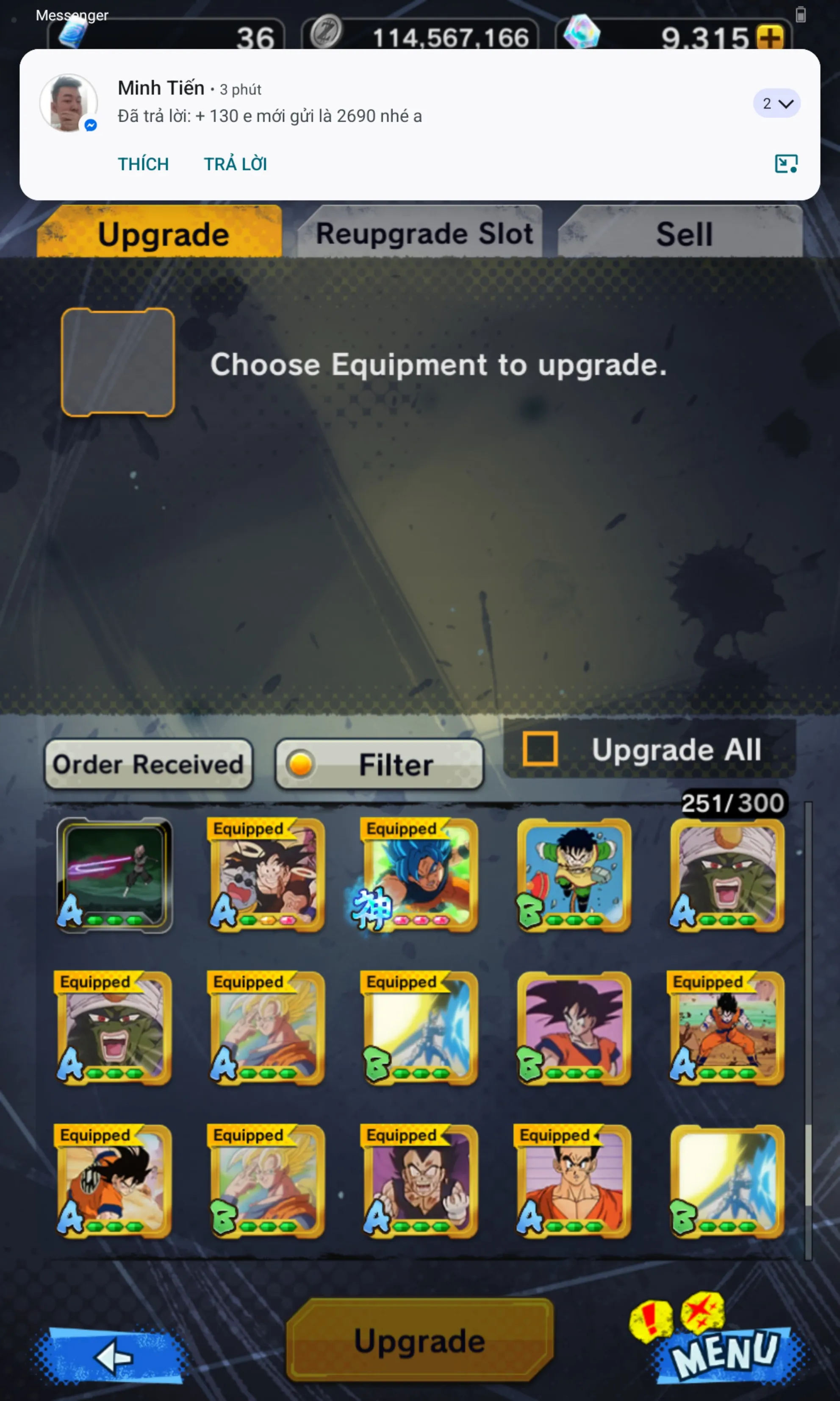 IOS+Androi-Nice Acc-UL Rose+32 Legends Limited+Good Equipment-Full New LF(Ultimate Gohan+SS God Goku+God SS God SS Goku and Vegeta+Vegeta and Goku+Beast Gohan+God SS Vegito Zenkai+Pikkon+Bardock Zenkai+Piccolo+God SS Vegeta+Namek Goku+SS3 Goku and Vegeta-DR664