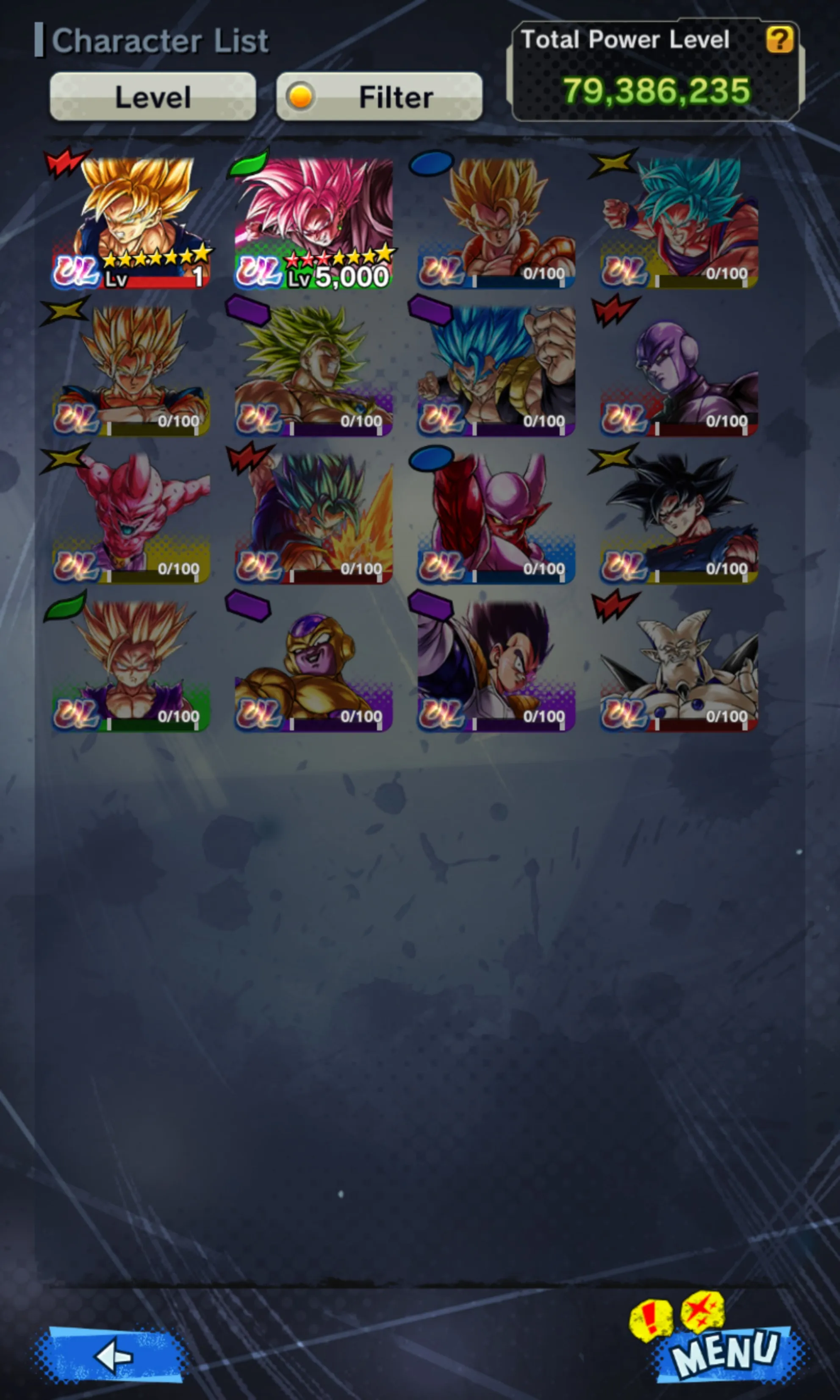 IOS+Androi-Nice Acc-UL Rose+32 Legends Limited+Good Equipment-Full New LF(Ultimate Gohan+SS God Goku+God SS God SS Goku and Vegeta+Vegeta and Goku+Beast Gohan+God SS Vegito Zenkai+Pikkon+Bardock Zenkai+Piccolo+God SS Vegeta+Namek Goku+SS3 Goku and Vegeta-DR664