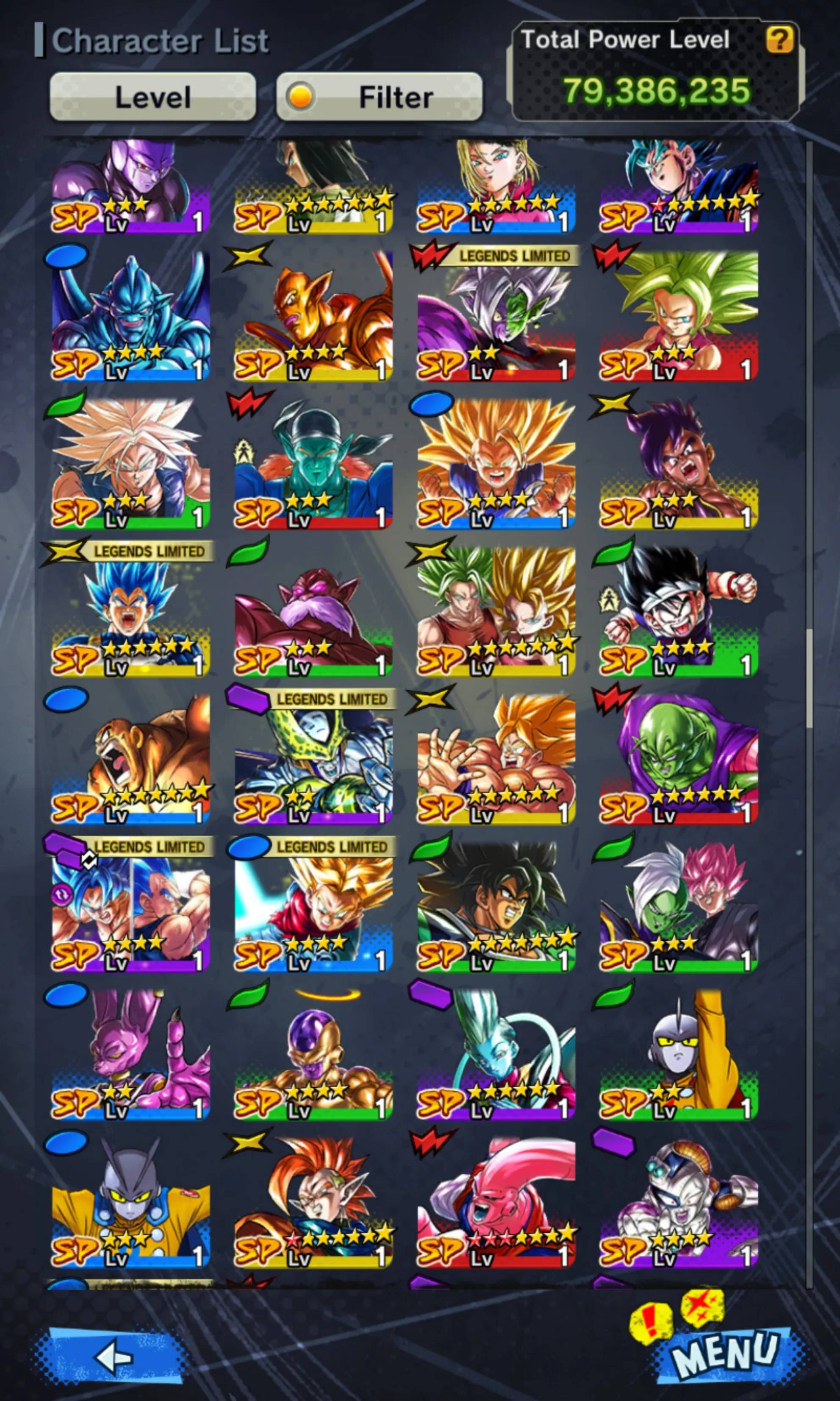 IOS+Androi-Nice Acc-UL Rose+32 Legends Limited+Good Equipment-Full New LF(Ultimate Gohan+SS God Goku+God SS God SS Goku and Vegeta+Vegeta and Goku+Beast Gohan+God SS Vegito Zenkai+Pikkon+Bardock Zenkai+Piccolo+God SS Vegeta+Namek Goku+SS3 Goku and Vegeta-DR664