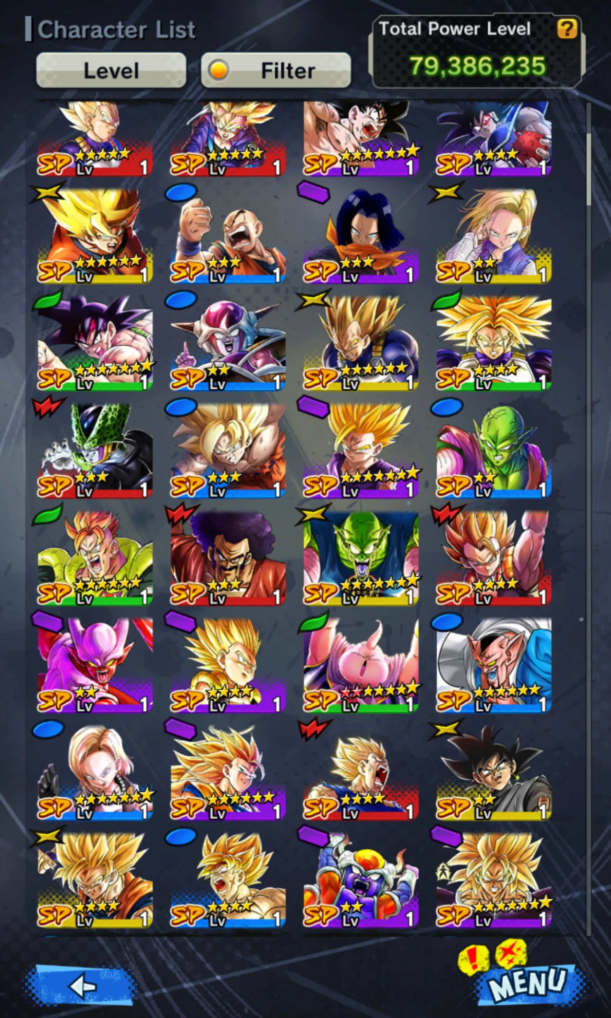IOS+Androi-Nice Acc-UL Rose+32 Legends Limited+Good Equipment-Full New LF(Ultimate Gohan+SS God Goku+God SS God SS Goku and Vegeta+Vegeta and Goku+Beast Gohan+God SS Vegito Zenkai+Pikkon+Bardock Zenkai+Piccolo+God SS Vegeta+Namek Goku+SS3 Goku and Vegeta-DR664