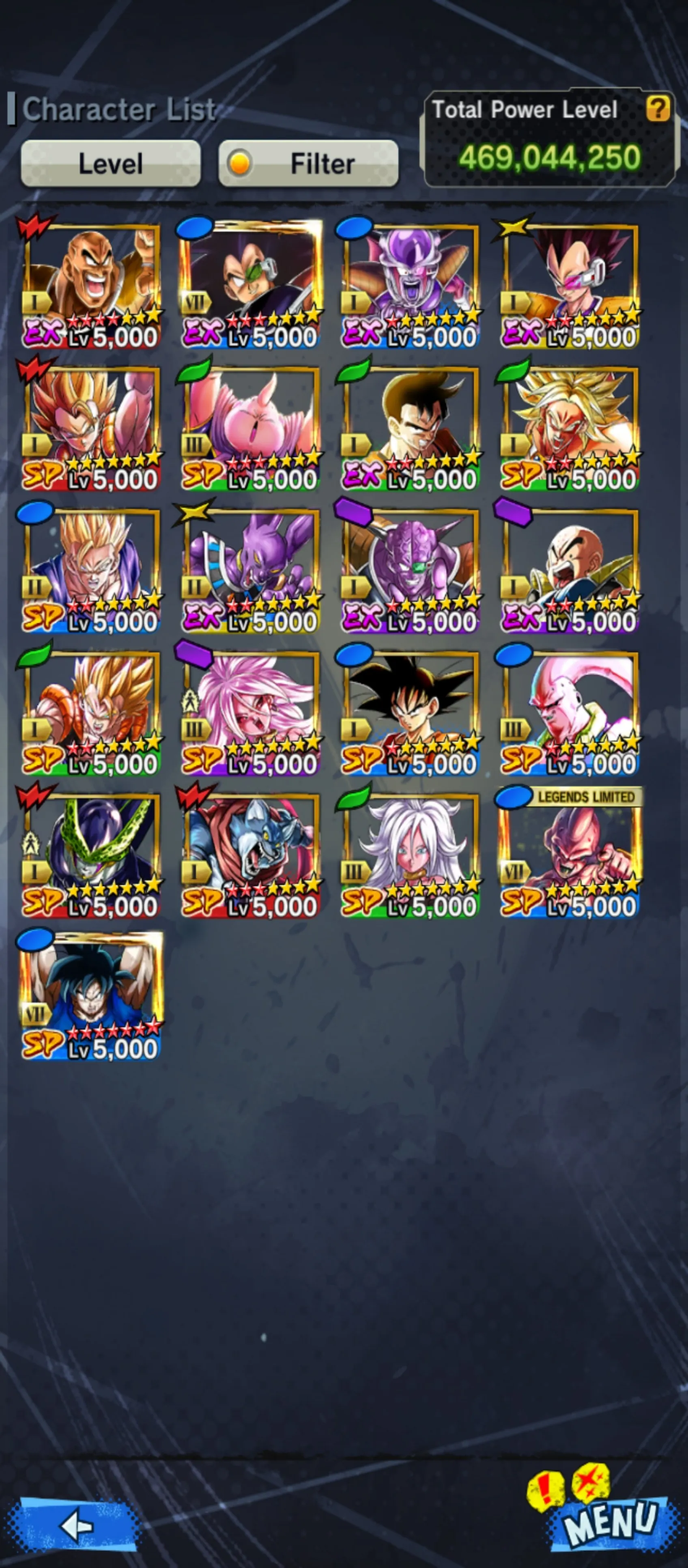 DR671-IOS+Android-Vip Acc-6 UL(Goku Uis+Gohan+Frieza)+30 Legends Limited-470 Million Power-Sparking+ZenKai Red Star+Vip Equipment-New Ultimate Gohan+Fusion God SS Goku and Vegeta+Vegeta and Goku+God SS Goku+SS3 Goku and Vegeta+God SS Vegito+God SS Gogeta-DR671