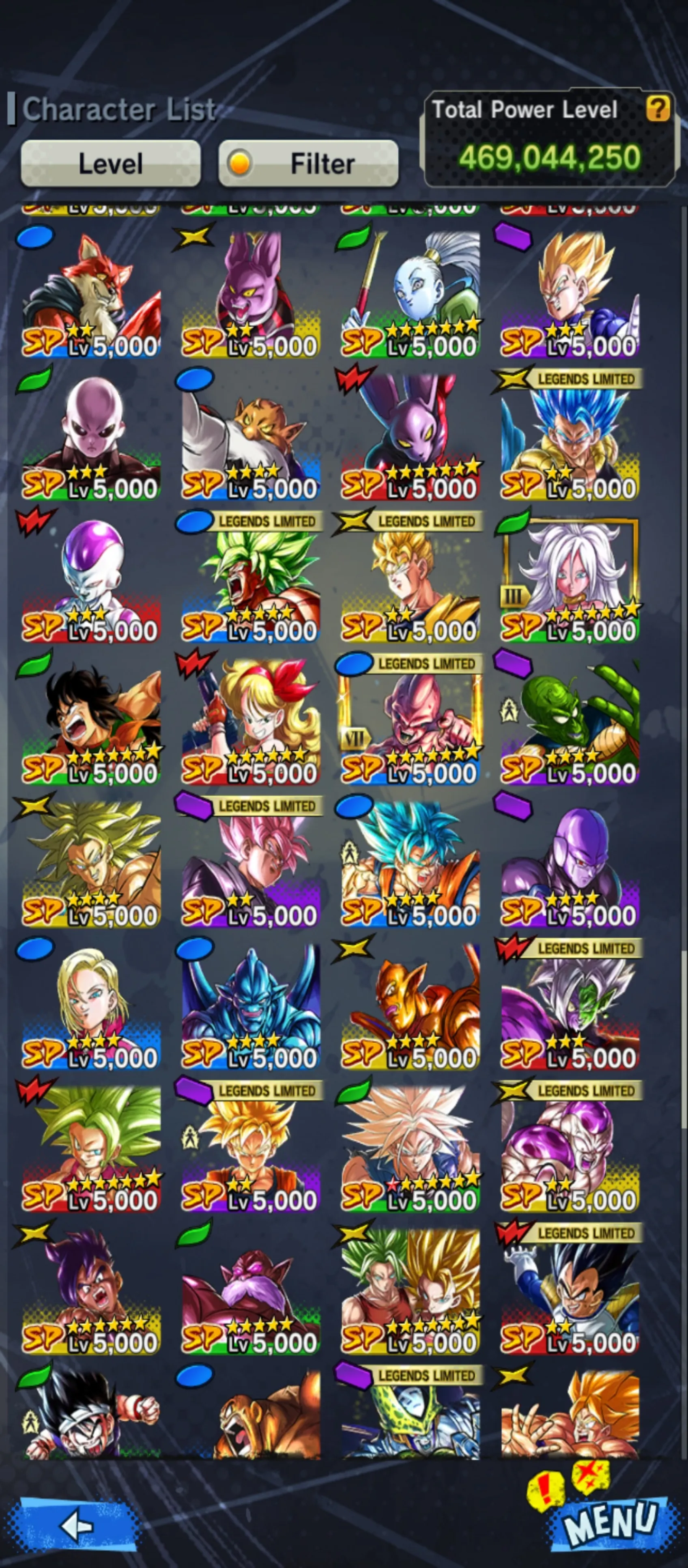 DR671-IOS+Android-Vip Acc-6 UL(Goku Uis+Gohan+Frieza)+30 Legends Limited-470 Million Power-Sparking+ZenKai Red Star+Vip Equipment-New Ultimate Gohan+Fusion God SS Goku and Vegeta+Vegeta and Goku+God SS Goku+SS3 Goku and Vegeta+God SS Vegito+God SS Gogeta-DR671