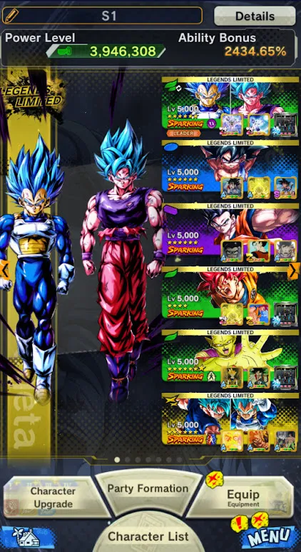 DR679-IOS+Android-Good Legends Limited+Vip Equipment+24 LF(New Ultimate Gohan+SS God Goku+Fusion God SS Goku and Vegeta+Piccolo+Goku Uis+SS3 Goku+Goku GT+Cell+Goku and Frieza)-DR679