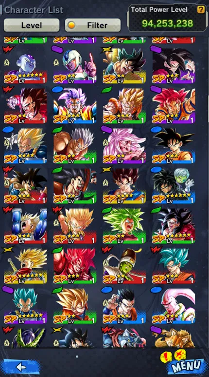 DR679-IOS+Android-Good Legends Limited+Vip Equipment+24 LF(New Ultimate Gohan+SS God Goku+Fusion God SS Goku and Vegeta+Piccolo+Goku Uis+SS3 Goku+Goku GT+Cell+Goku and Frieza)-DR679