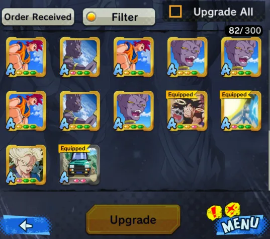 DR679-IOS+Android-Good Legends Limited+Vip Equipment+24 LF(New Ultimate Gohan+SS God Goku+Fusion God SS Goku and Vegeta+Piccolo+Goku Uis+SS3 Goku+Goku GT+Cell+Goku and Frieza)-DR679