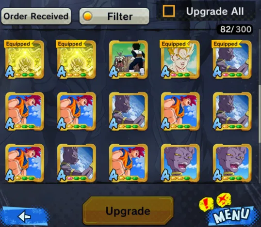 DR679-IOS+Android-Good Legends Limited+Vip Equipment+24 LF(New Ultimate Gohan+SS God Goku+Fusion God SS Goku and Vegeta+Piccolo+Goku Uis+SS3 Goku+Goku GT+Cell+Goku and Frieza)-DR679