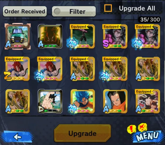 DR686-IOS+Android-4 UL(SS4 Gogeta+Kaioken+Rose)+Team GT+Vip Equipment-Ultimate Gohan+SS4 Goku+SS4 Goku and Vegeta-DR686