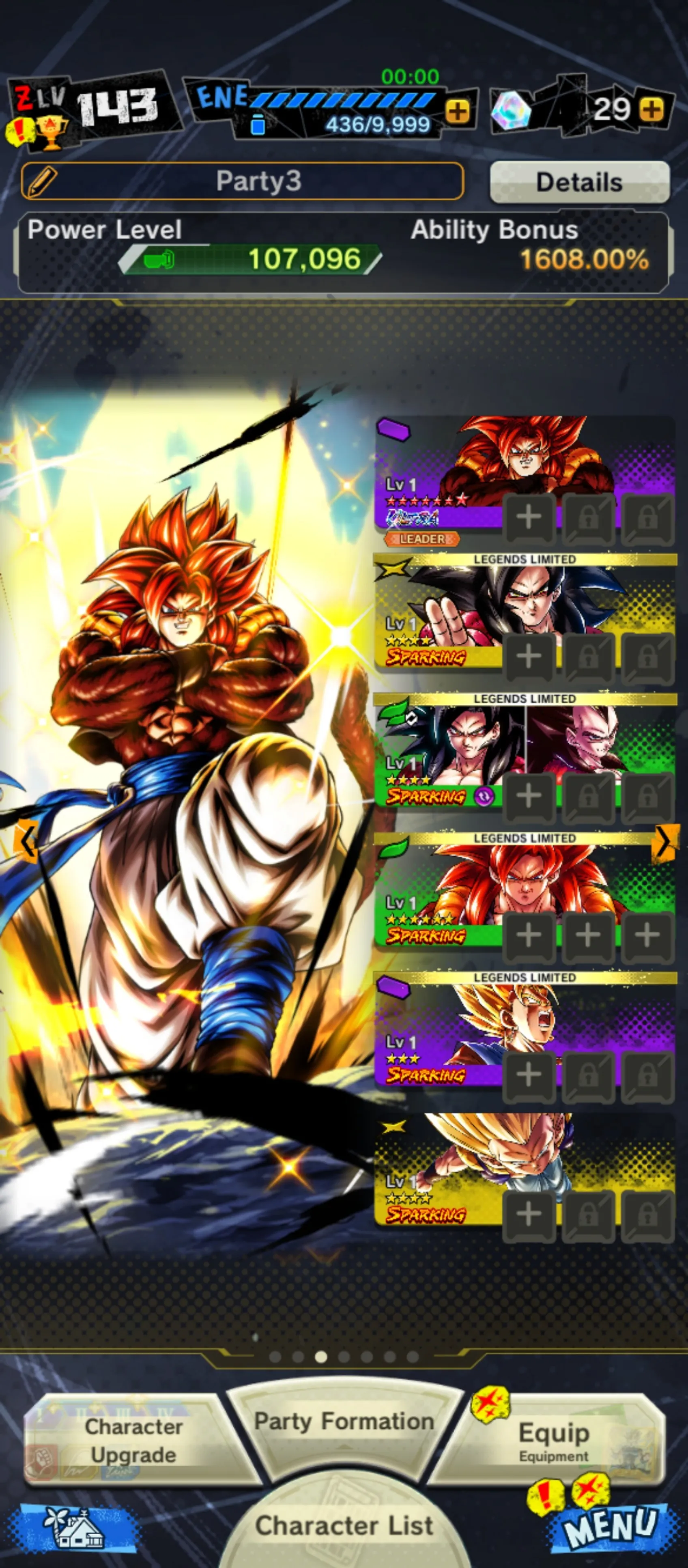 DR699-IOS+Android-UL SS4 Gogeta Full Red Star+SS4 Goku+SS4 Gogeta+SS4 Goku and Vegeta+Soul+Event-DR699
