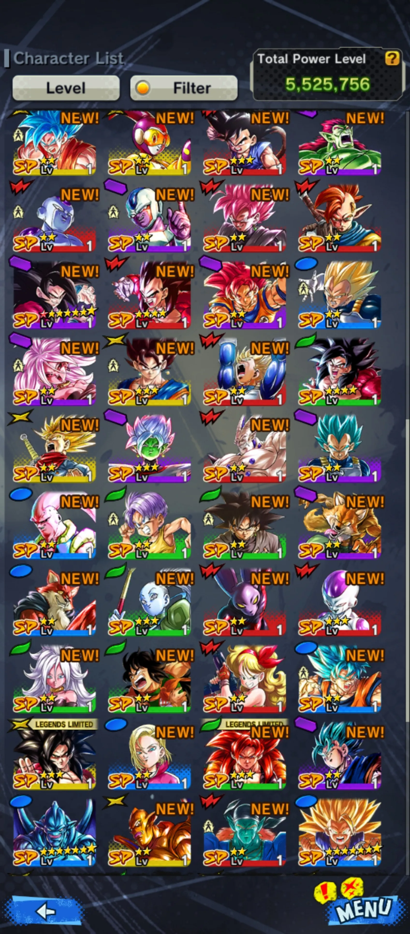 DR701-IOS+Android-UL SS4 Gogeta 12 Red Star+SS4 Goku+SS4 Gogeta+SS4 Goku and Vegeta+Soul+Event Farm CC-DR701