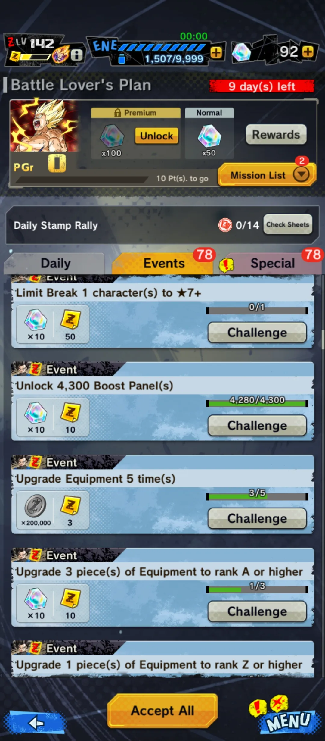 DR701-IOS+Android-UL SS4 Gogeta 12 Red Star+SS4 Goku+SS4 Gogeta+SS4 Goku and Vegeta+Soul+Event Farm CC-DR701