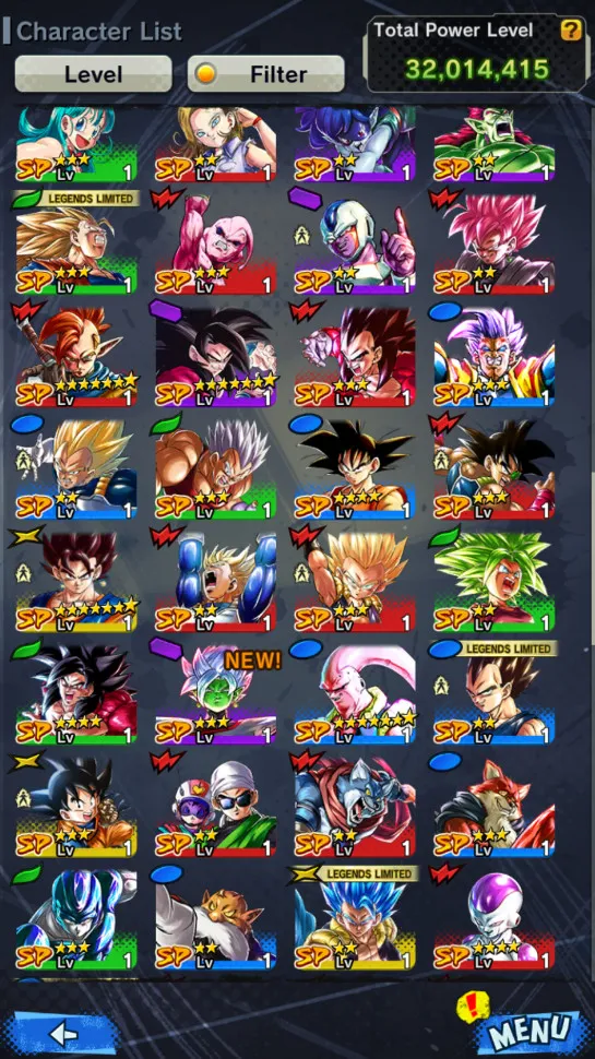 IOS+Android-UL SS4 Gogeta Red Star+23 Legends Limited-New Ultimate Gohan-2 Fusion God SS Goku and Vegeta+Vegeta and Goku+Goku and Frieza+Zamasu Zenkai+Goku Uis+SS4 Goku+Beast Gohan+Namek Goku+Goku Kid+Super Vegeta Red Star+DR709