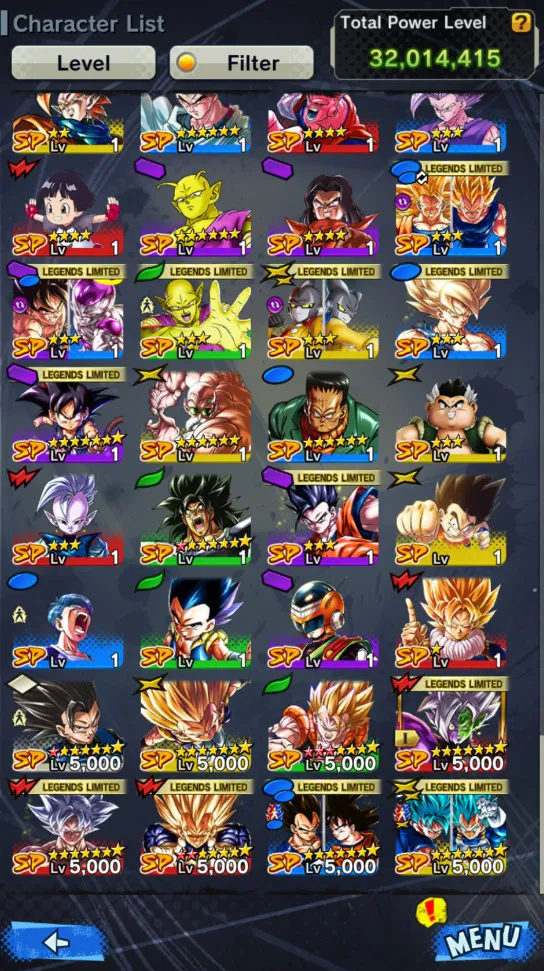 IOS+Android-UL SS4 Gogeta Red Star+23 Legends Limited-New Ultimate Gohan-2 Fusion God SS Goku and Vegeta+Vegeta and Goku+Goku and Frieza+Zamasu Zenkai+Goku Uis+SS4 Goku+Beast Gohan+Namek Goku+Goku Kid+Super Vegeta Red Star+DR709