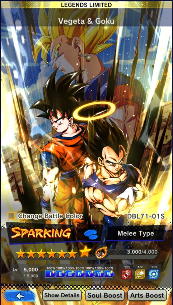 IOS+Android-UL SS4 Gogeta Red Star+23 Legends Limited-New Ultimate Gohan-2 Fusion God SS Goku and Vegeta+Vegeta and Goku+Goku and Frieza+Zamasu Zenkai+Goku Uis+SS4 Goku+Beast Gohan+Namek Goku+Goku Kid+Super Vegeta Red Star+DR709