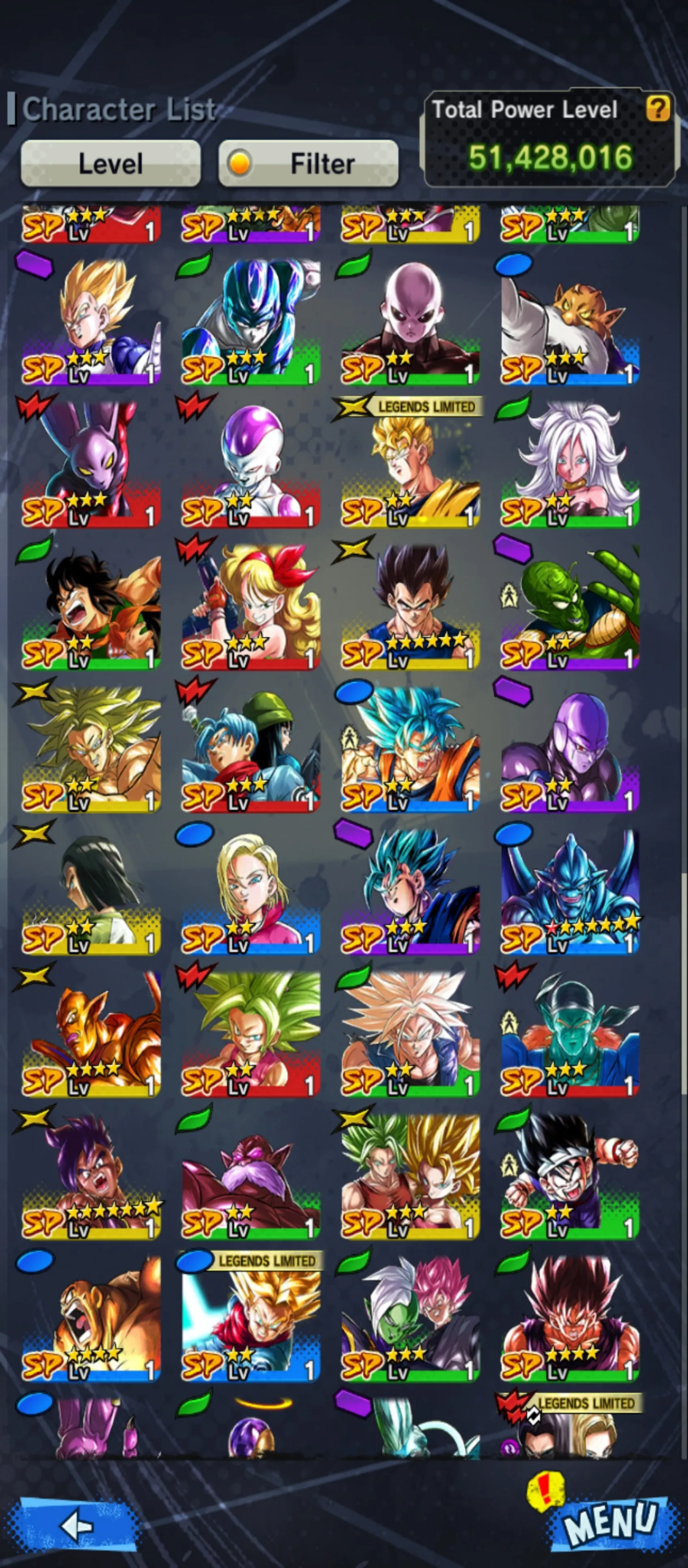 IOS+Android-UL SS4 Gogeta Full Red Star+16 Legends Limited+Good Equipment-SS4 Goku+SS4 Gogeta+Beast Gohan+Super Baby 2+Soul Farm CC-DR724