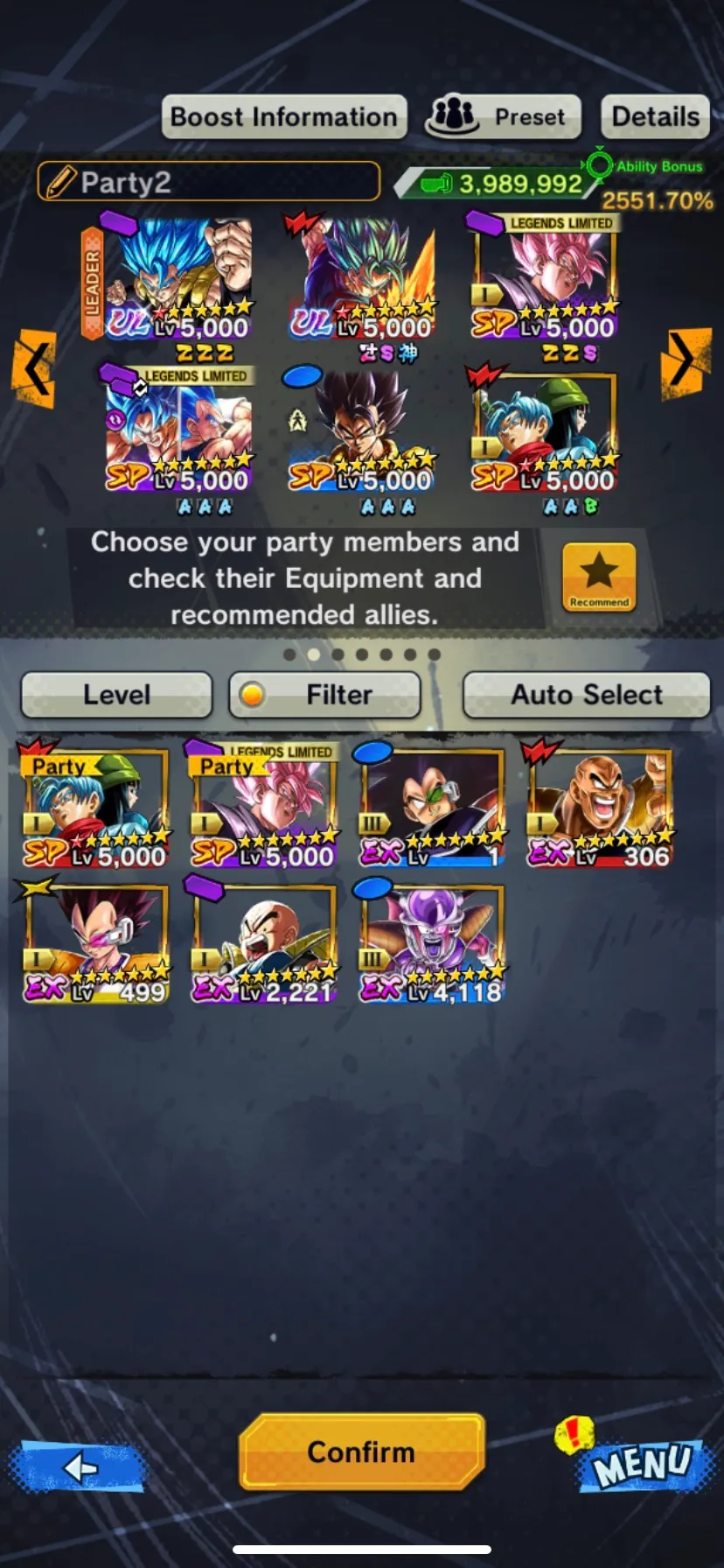 IOS+Android-3 UL(Vegito Blue+Gogeta Blue Team)+18 Legends Limited+Good Equipment-God SS Vegito+God SS Gogeta+God SS Vegeta+Rose+Vegeta and Goku-DR729