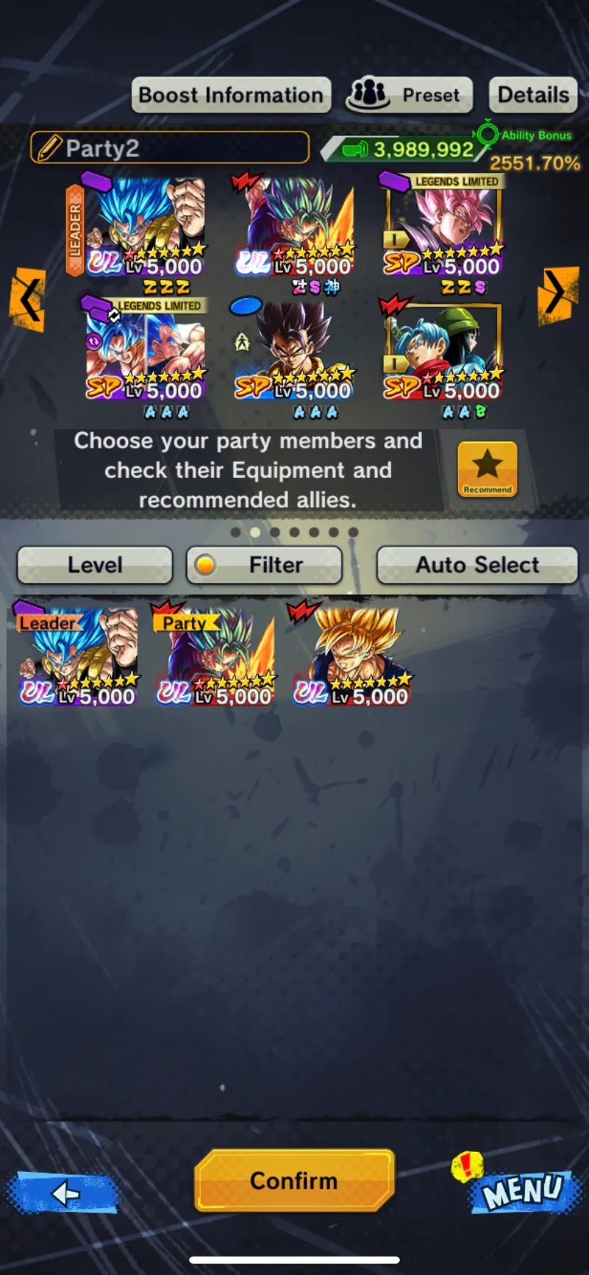 IOS+Android-3 UL(Vegito Blue+Gogeta Blue Team)+18 Legends Limited+Good Equipment-God SS Vegito+God SS Gogeta+God SS Vegeta+Rose+Vegeta and Goku-DR729