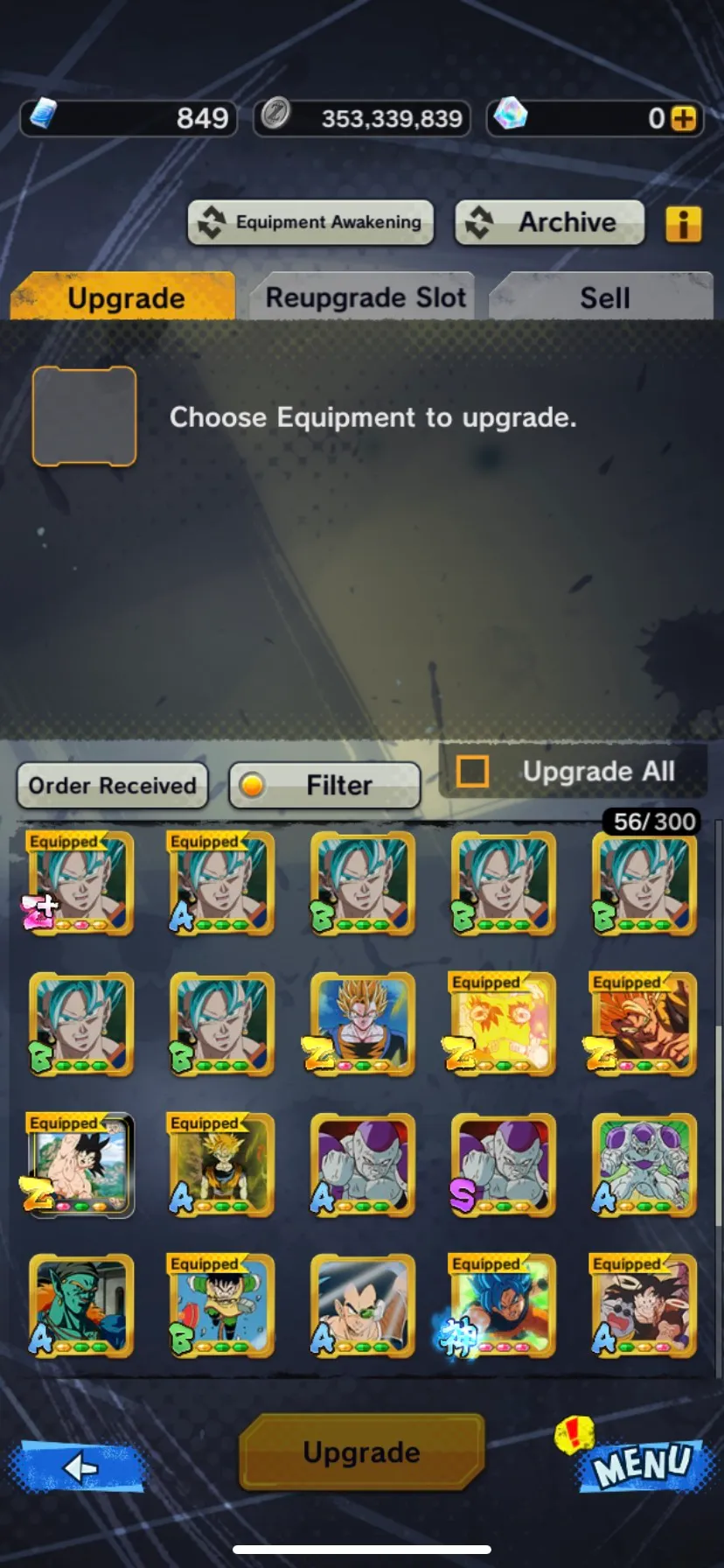 IOS+Android-3 UL(Vegito Blue+Gogeta Blue Team)+18 Legends Limited+Good Equipment-God SS Vegito+God SS Gogeta+God SS Vegeta+Rose+Vegeta and Goku-DR729