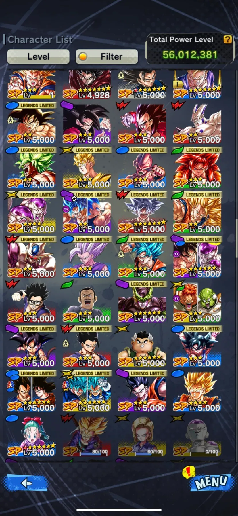 DR730-IOS+Android-Full Team Gohan-UL Gohan+20 Legends Limited+Good Equipment+2 New Fusion God SS Goku and Goku+Vegeta and Goku+Ultimate Gohan+Goku Uis+SS4 Gogeta+Goku and Frieza+Beast Gohan-DR730