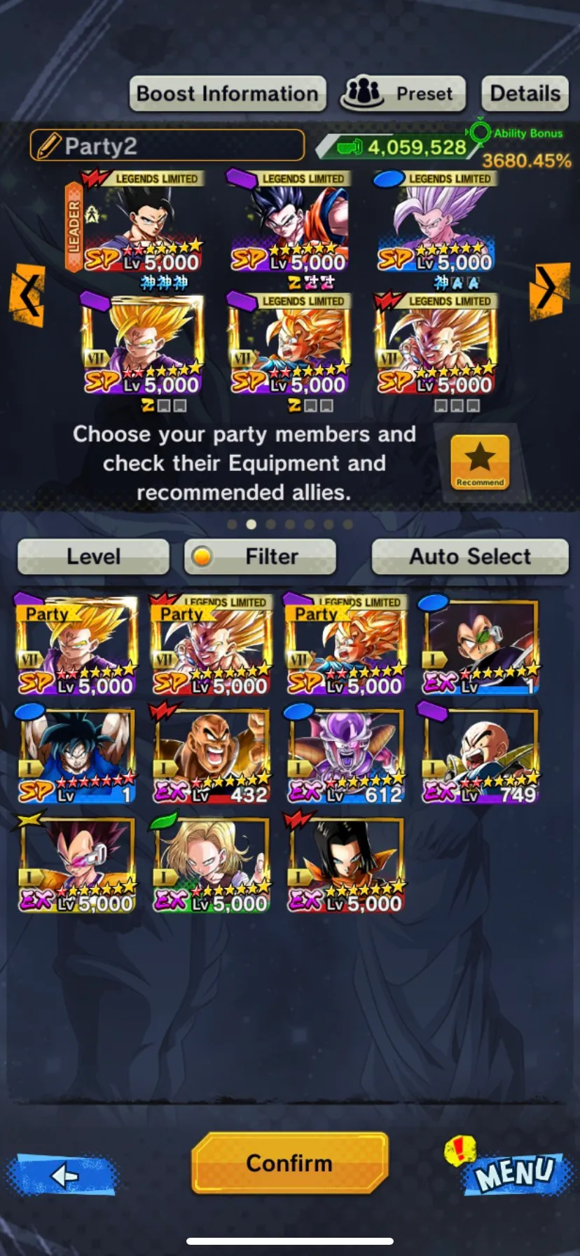 IOS+Android-Good Legends Limited+24 LF( Ultimate Gohan 9 Red Star+Goku Uis+Trunks Zenkai+SS Gohan Zenkai+Goku GT+Broly)-Good Zenkai+Team Gohan-DR731