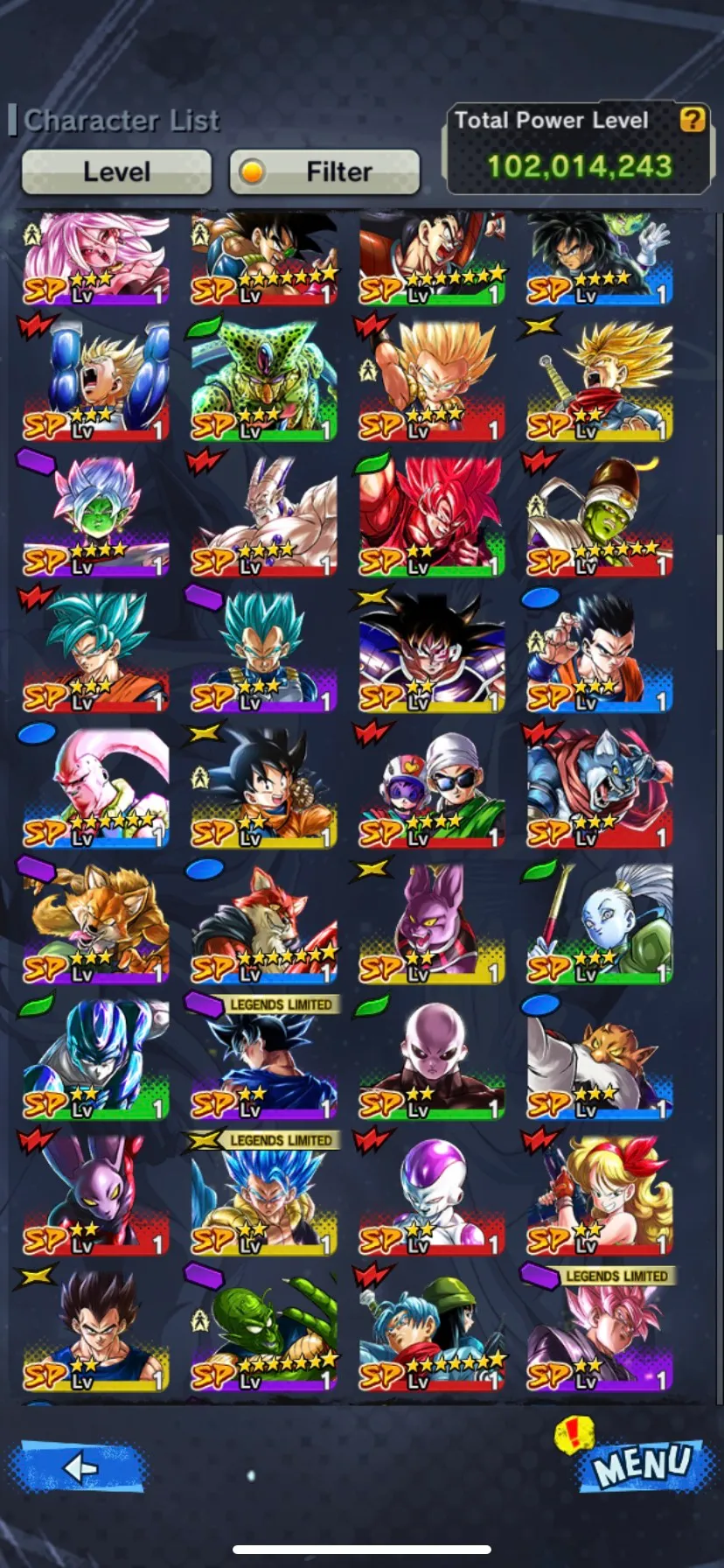 IOS+Android-Good Legends Limited+24 LF( Ultimate Gohan 9 Red Star+Goku Uis+Trunks Zenkai+SS Gohan Zenkai+Goku GT+Broly)-Good Zenkai+Team Gohan-DR731