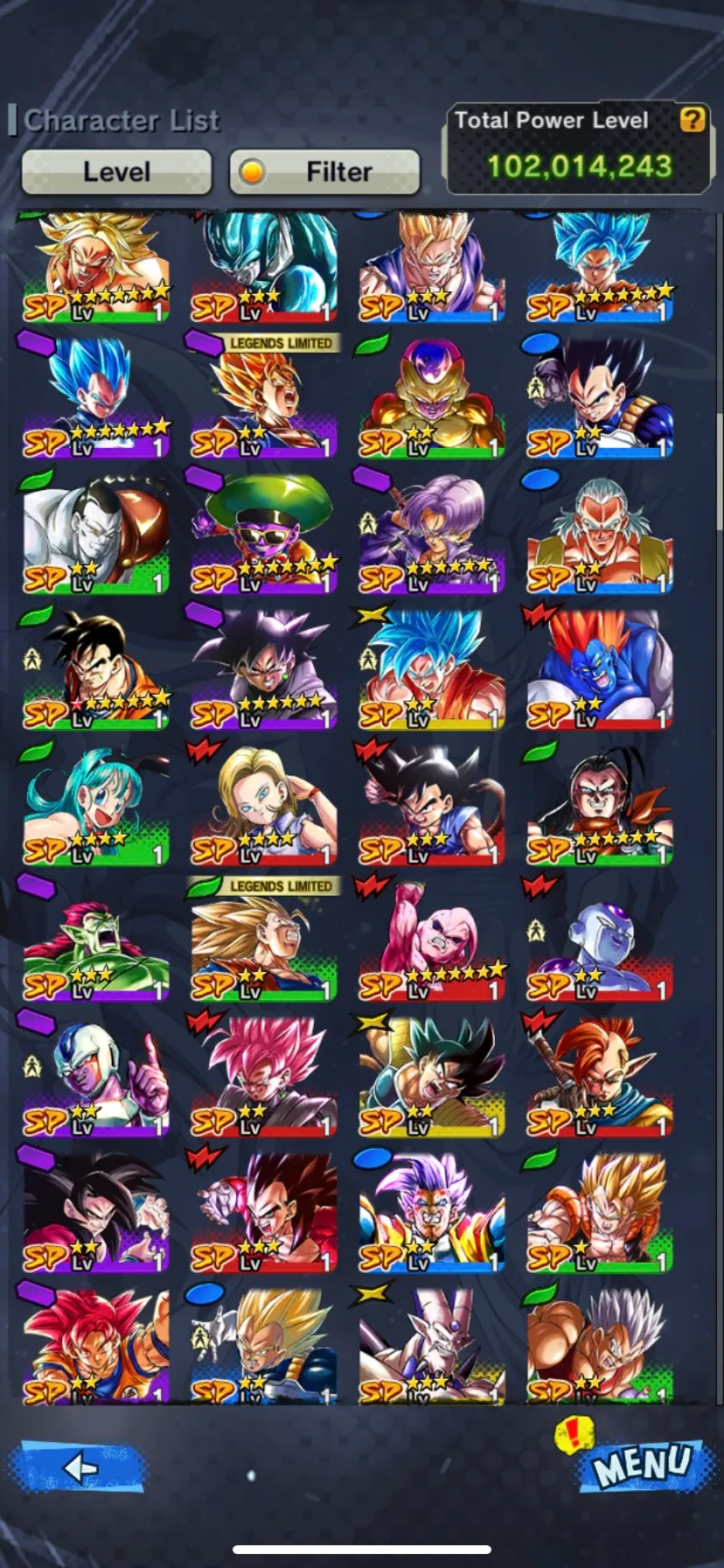 IOS+Android-Good Legends Limited+24 LF( Ultimate Gohan 9 Red Star+Goku Uis+Trunks Zenkai+SS Gohan Zenkai+Goku GT+Broly)-Good Zenkai+Team Gohan-DR731