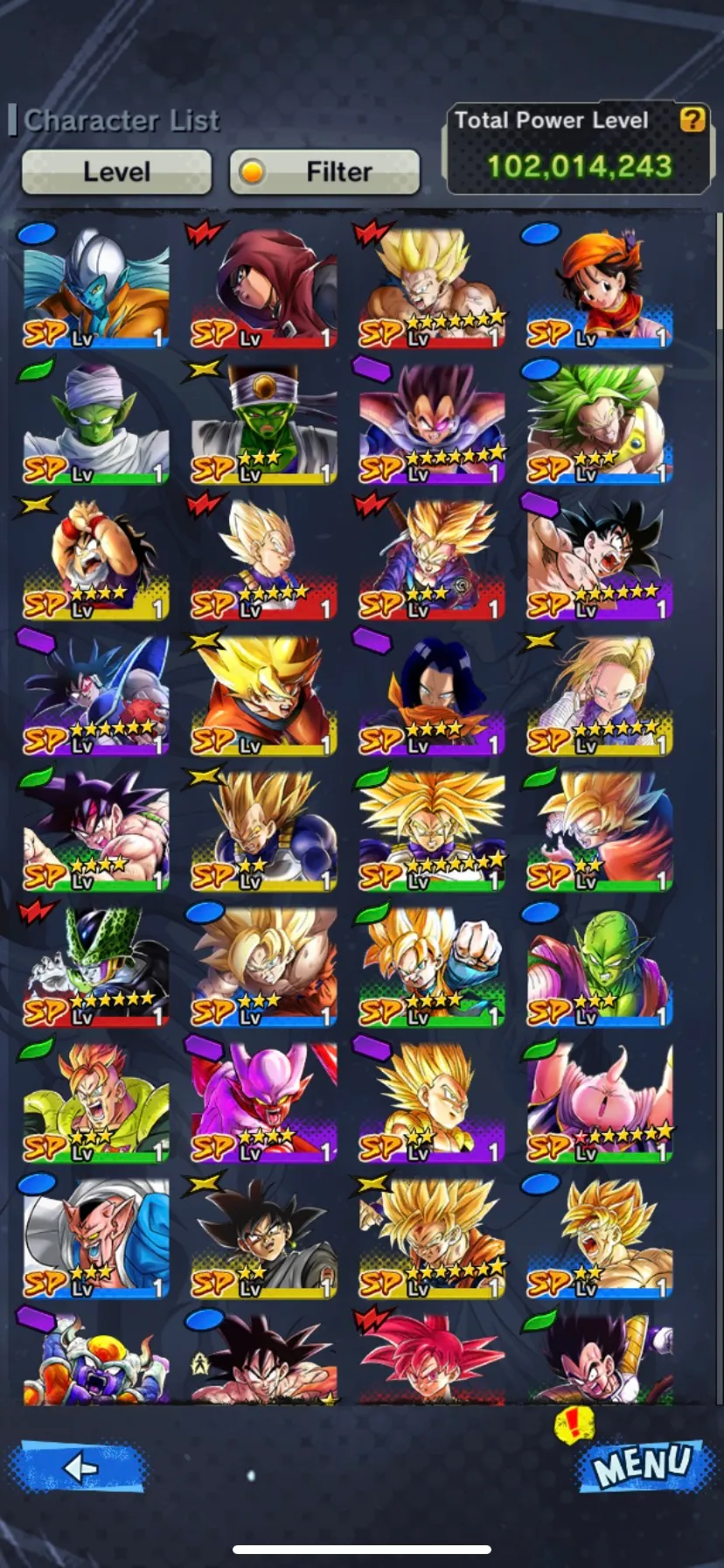IOS+Android-Good Legends Limited+24 LF( Ultimate Gohan 9 Red Star+Goku Uis+Trunks Zenkai+SS Gohan Zenkai+Goku GT+Broly)-Good Zenkai+Team Gohan-DR731