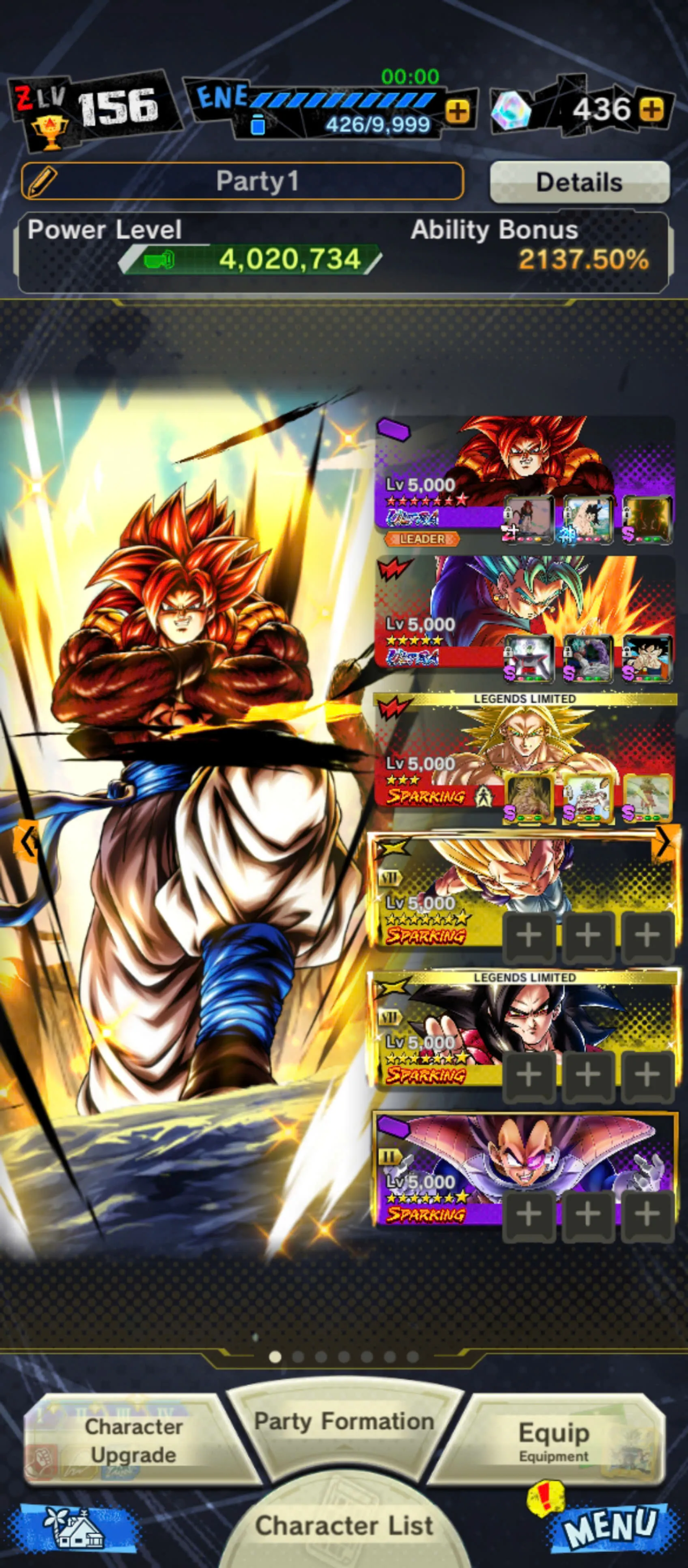 IOS+Android-3 UL (SS4 Gogeta Full Red Star+Vegito)+15 Legends Limited-New Broly+SS4 Goku Zenkai+SS4 Gogeta+SS4 Goku&Vegeta+God Vegito+God Gegeta-DR885