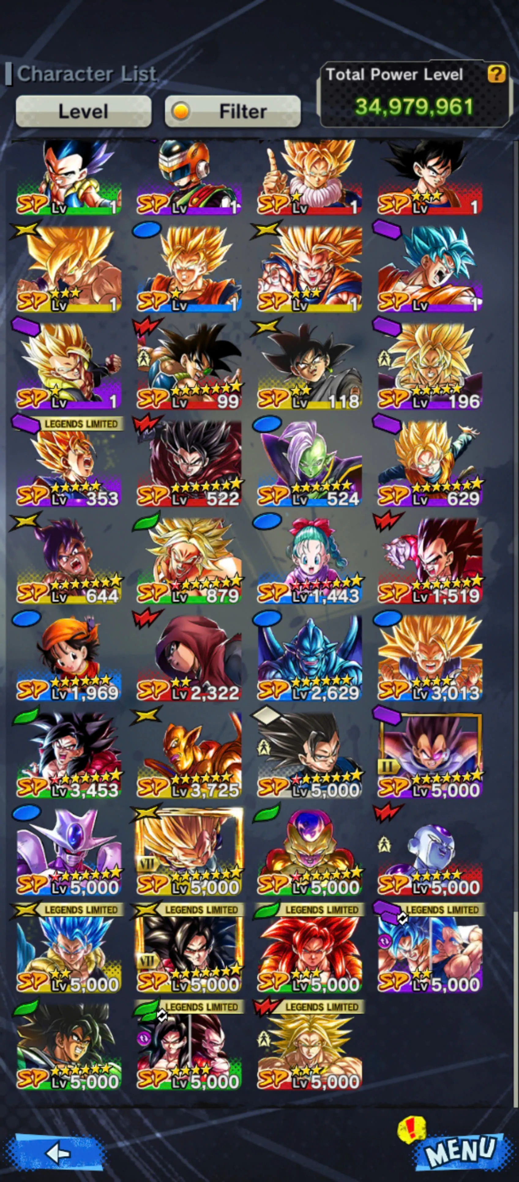 IOS+Android-3 UL (SS4 Gogeta Full Red Star+Vegito)+15 Legends Limited-New Broly+SS4 Goku Zenkai+SS4 Gogeta+SS4 Goku&Vegeta+God Vegito+God Gegeta-DR885
