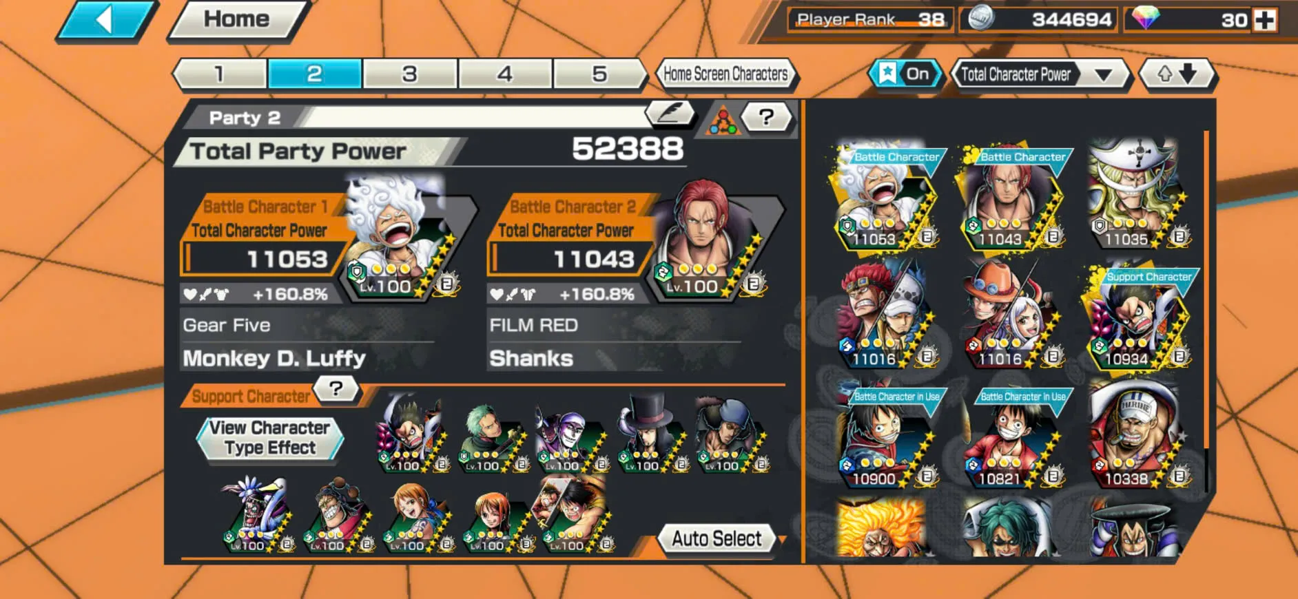 IOS+Android-Hyber Boost 31+6 Ex Meta(Yamato Ace+Shanks Red+Luffy Gear 5+White Beard+Kid Law+Oden+Akainu+Big mom)+Support 160%+Good Medal-KC15