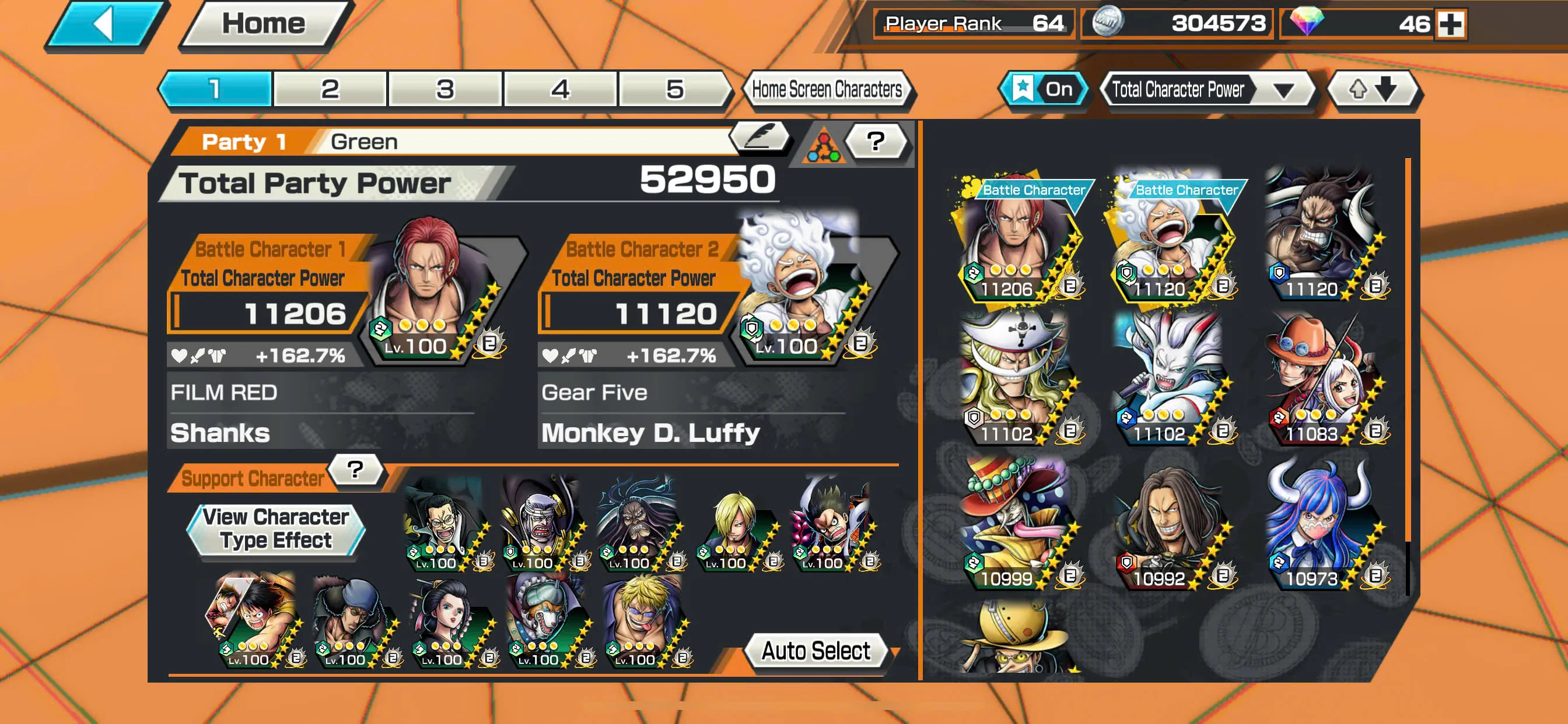 IOS+Android-Hyber Boost 54+6 Ex Meta(Yamato Ace+Shanks Red+Luffy Gear 5+White Beard+Yamato V3+Kaido)+Support 162%+Yasopp max+Ulti max+Good Medal-KC06