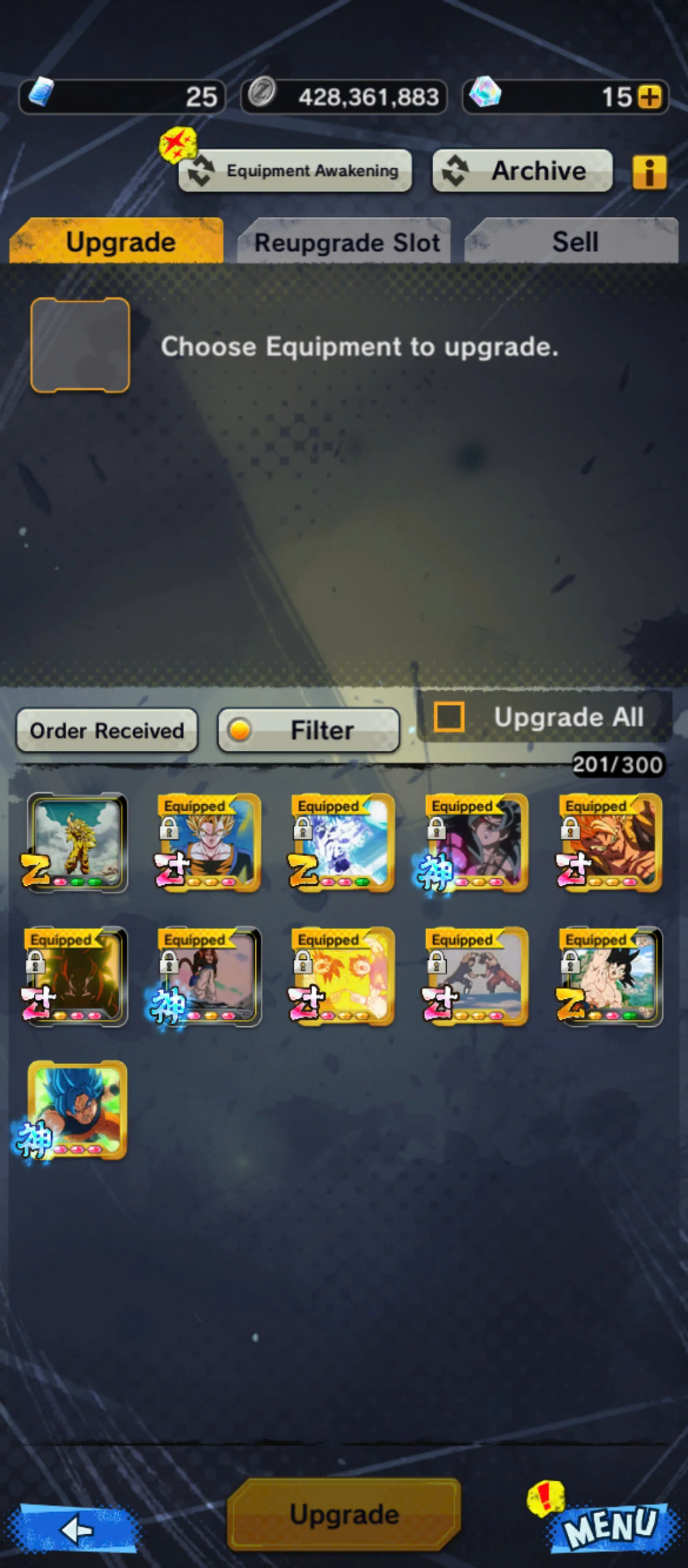 Team Fusions-5 UL(SS4 Gogeta+Goku Uis+Gogeta+Rose)+22 Legends Limited+Good Equipment+2 New Fusions+SS3 Goku+God Vegito+God Gogeta+Broly-DR881