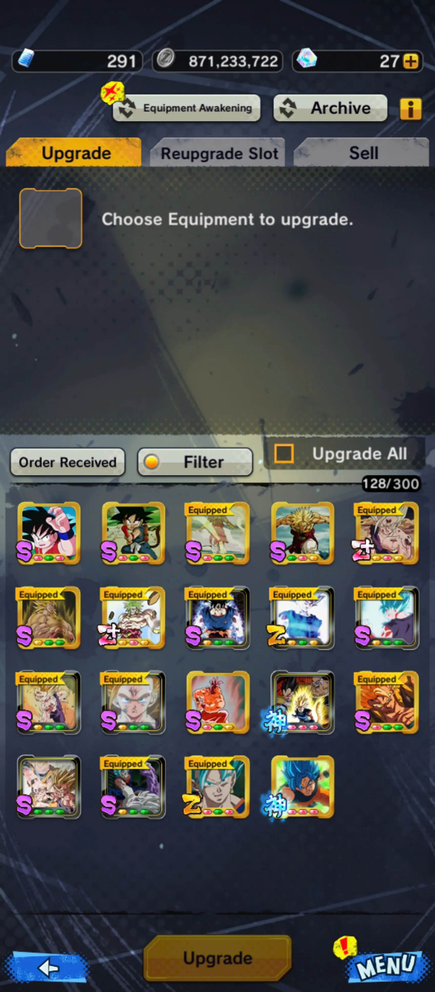 IOS+Android-5 UL(Goku Uis+Gohan+Vegito Blue+Rose)+27 Legends Limited+Good Equipment+Team Broly+New Broly+God Goku+Pikkon+Gammar+Beast Gohan-DR880