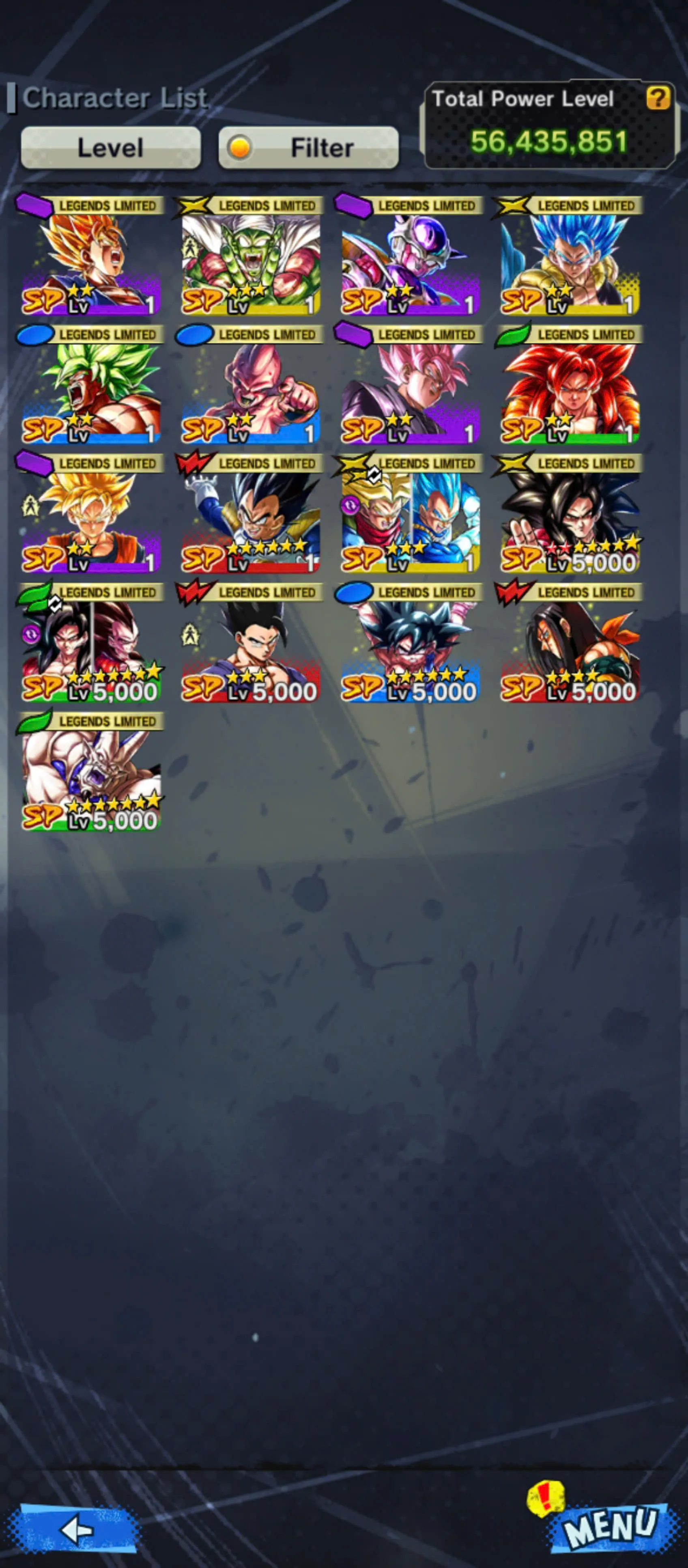 IOS+Android-UL SS4 Gogeta Red Star+Team GT Anni 6+17 Legends Limited-Shenron+Super 17+Ultimate Gohan+SS4 Goku+SS4 Goku&Vegeta+Goku GT-Equipment-DR883