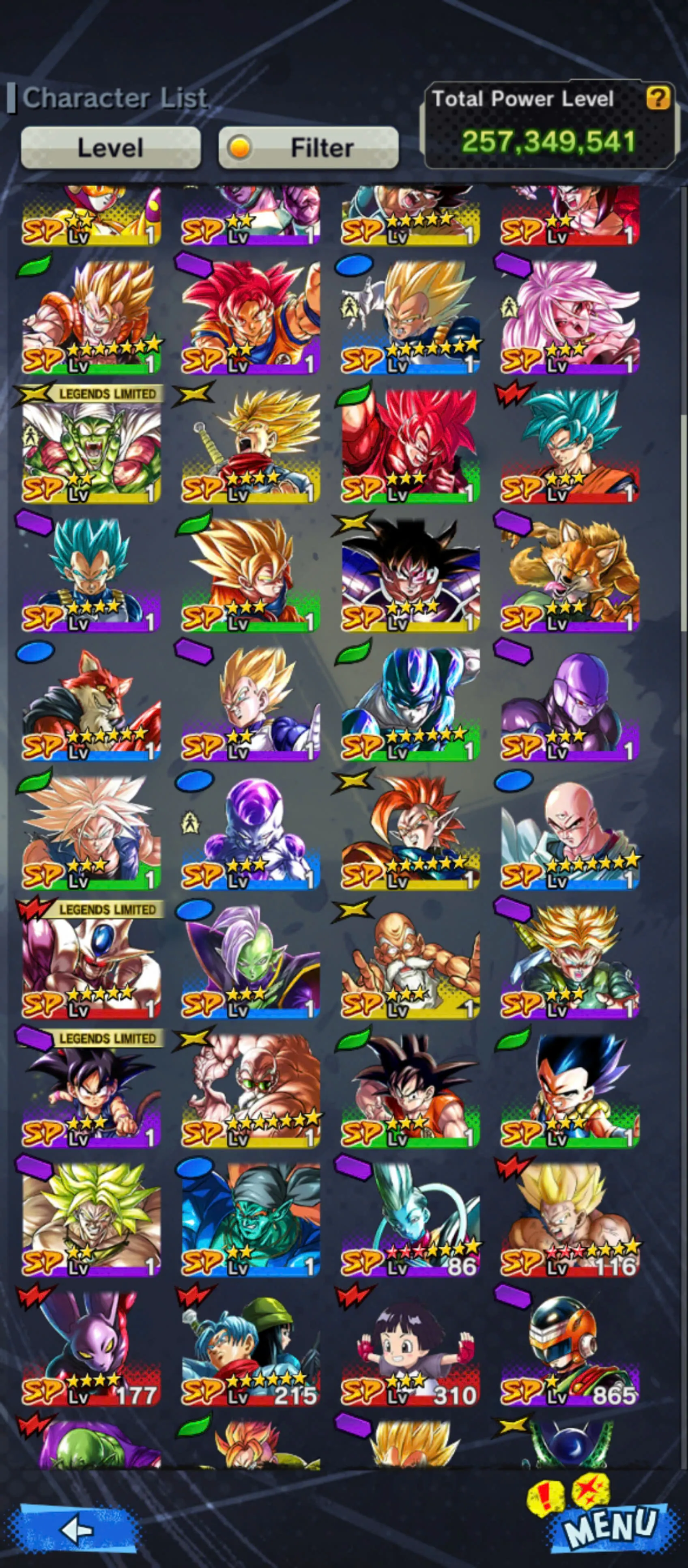 DR891-Team Fusions-UL SS4 Gogeta+28 Legends Limited+Good Equipment-2 New Fusions-Picoco+Goku Uis+Gammar-Goku Frieza