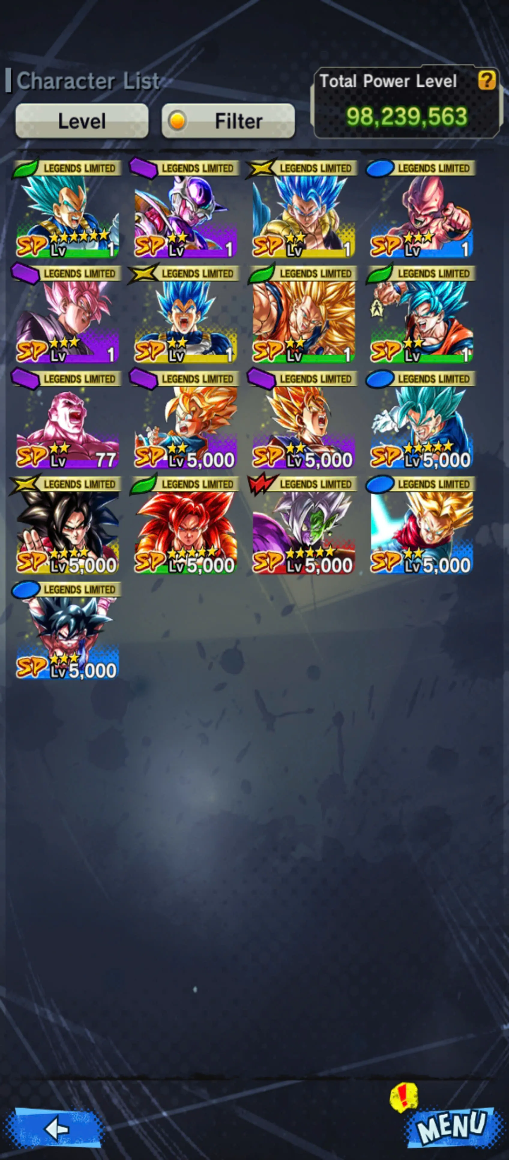 DR897-All Meta+Team Fusions-4 UL (SS4 Gogeta Red Star+Vegito)+17 Legends Limited+Good Equipment+SS4 Gogeta+SS4 Goku