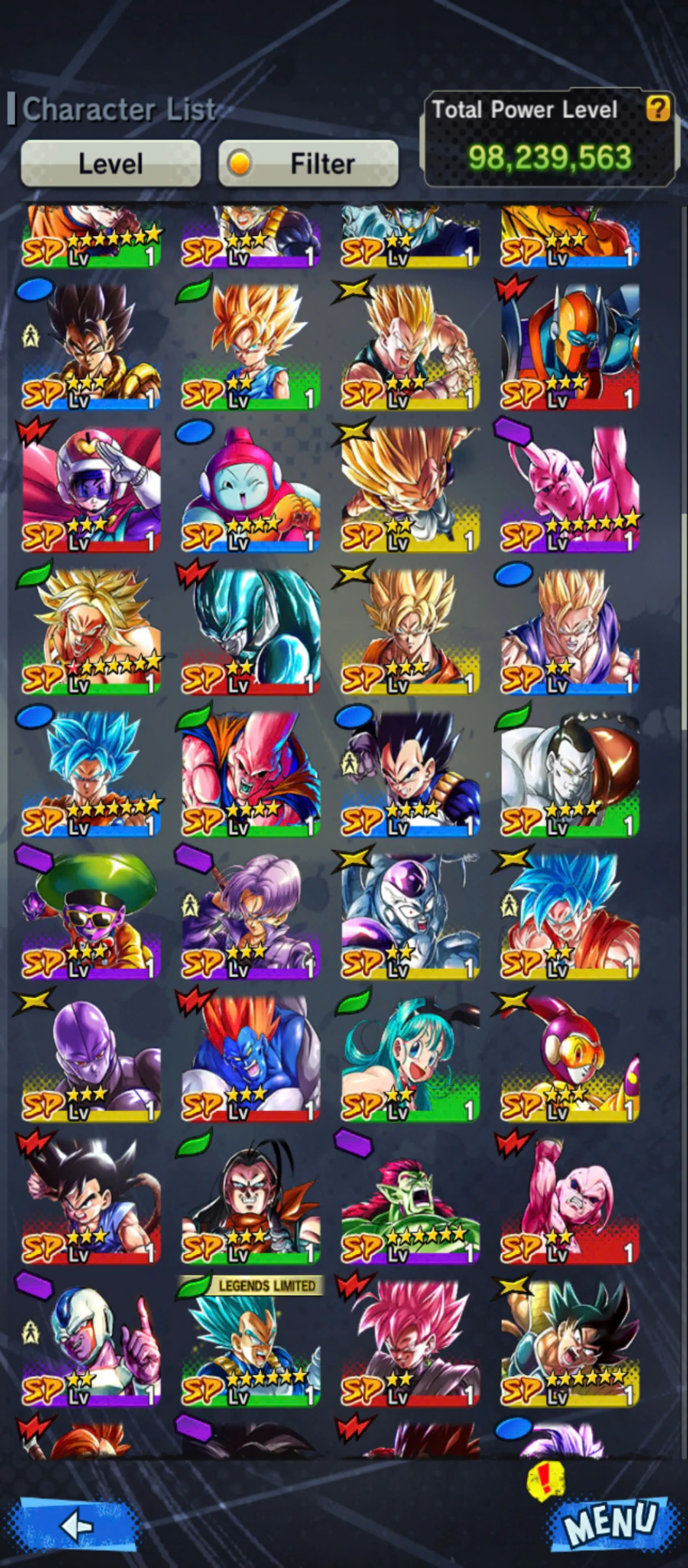 DR897-All Meta+Team Fusions-4 UL (SS4 Gogeta Red Star+Vegito)+17 Legends Limited+Good Equipment+SS4 Gogeta+SS4 Goku