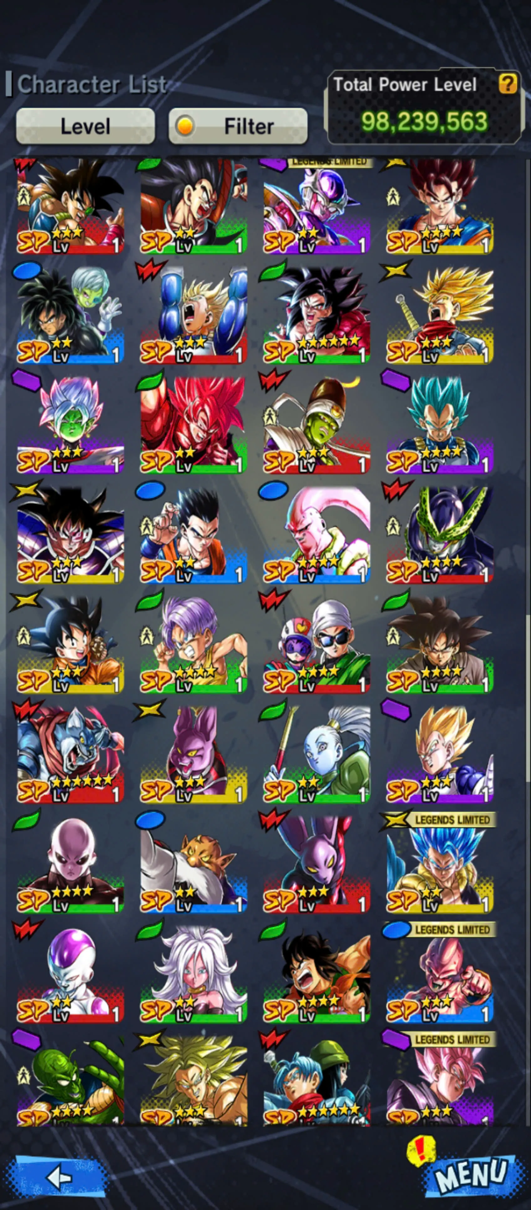 DR897-All Meta+Team Fusions-4 UL (SS4 Gogeta Red Star+Vegito)+17 Legends Limited+Good Equipment+SS4 Gogeta+SS4 Goku