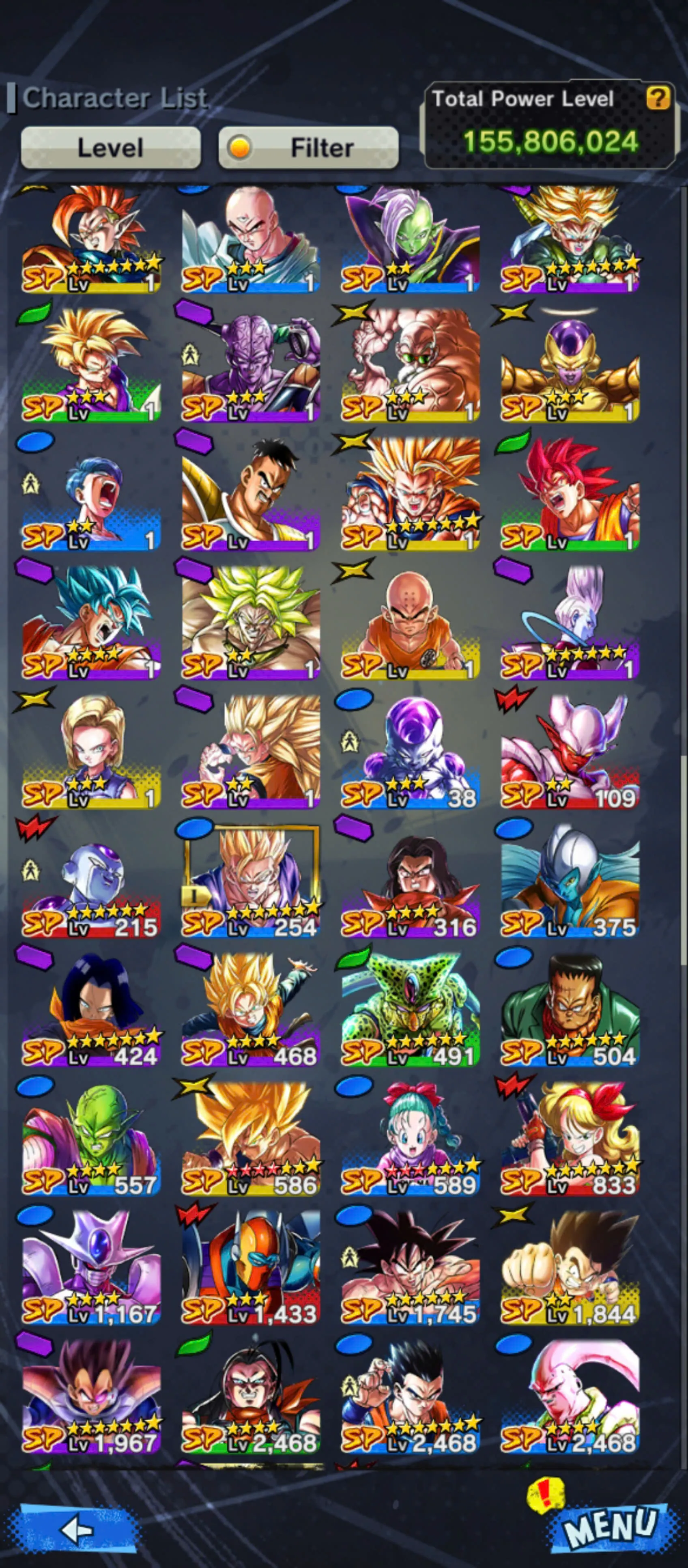 DR896-Vip Account 8 UL(SS4 Gogeta+Goku Uis+Vegito Blue+Gogeta Blue+Super Gogeta+Super Vegito)+32 Legend Limited+Equipment-All Meta+Good Team
