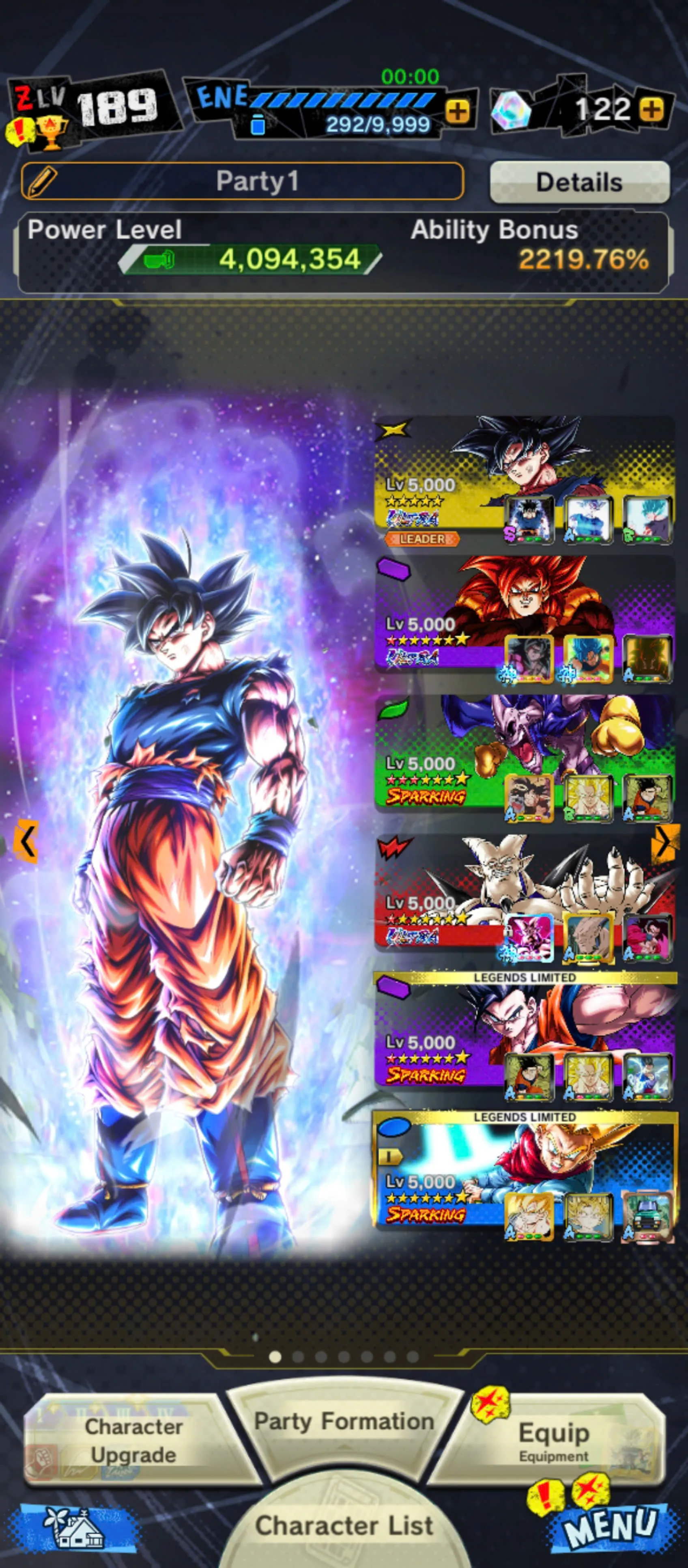 DR905-4 UL(SS4 Gogeta+Goku Uis)+24 Legends+Good Equipment+Ultimate Gohan Red+Super 17+Super Baby 2+SS3 Goku+Android 17