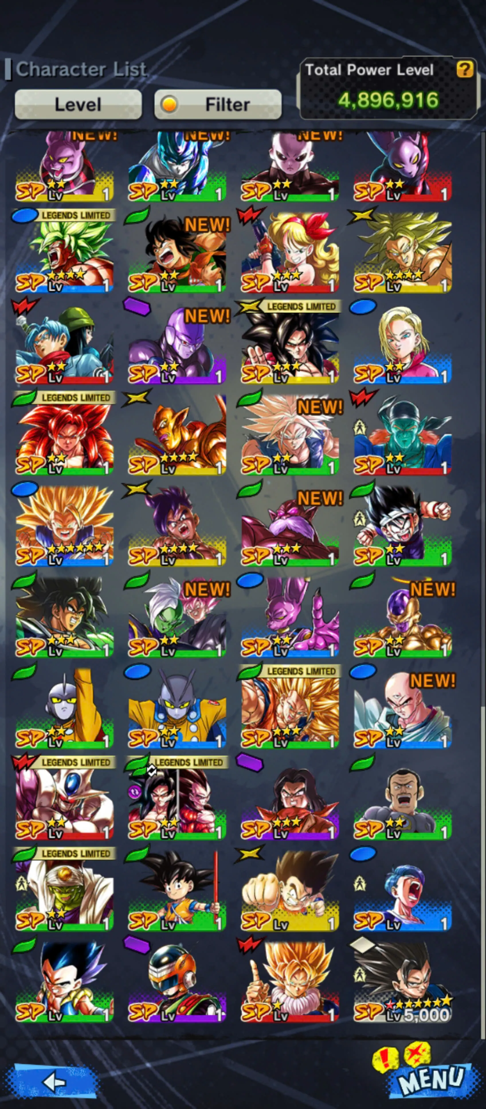 BR918-IOS+Android-3 UL(SS4 Gogeta+Turles 10 Red Star)+SS4 Goku+SS4 Goku and Vegeta+SS3 Goku+Pikkon+SS4 Gogeta
