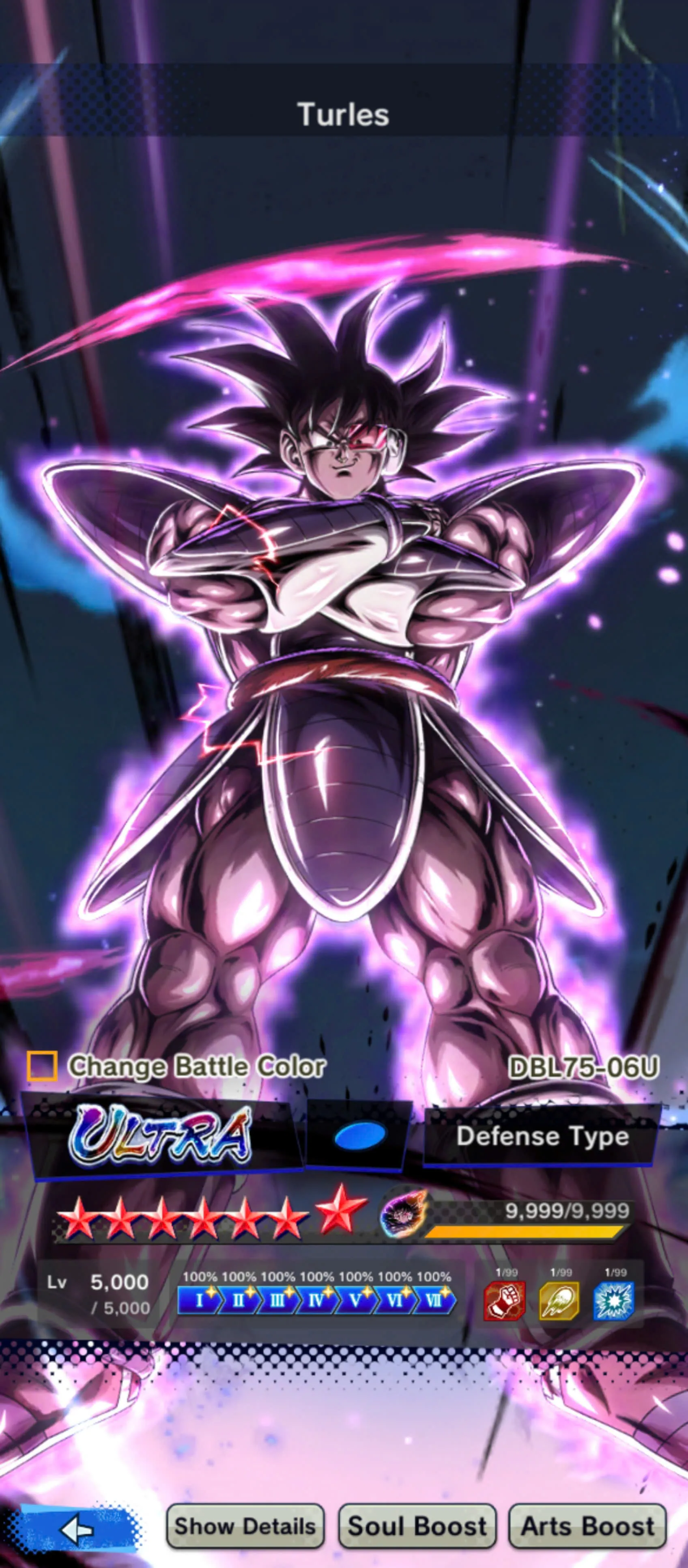 DR920-IOS+Android-UL Turles Full Red Star+SS3 Goku+Cooler+Good Equipment+Nice Team PVP+Soul+Event Fram CC