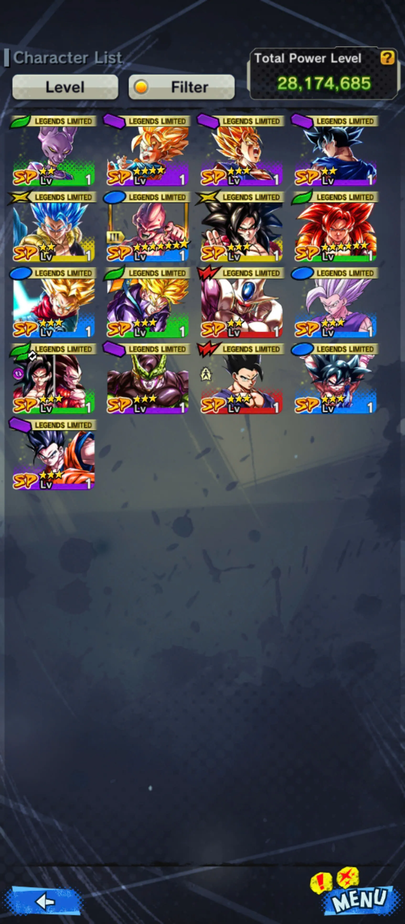 DR913-IOS+Android-UL SS4 Gogeta Full Red Star+17 Legends Limited-Ultimate Gohan+Beast Gohan+Goku GT+SS4 Goku+Trunks+Buu Kid